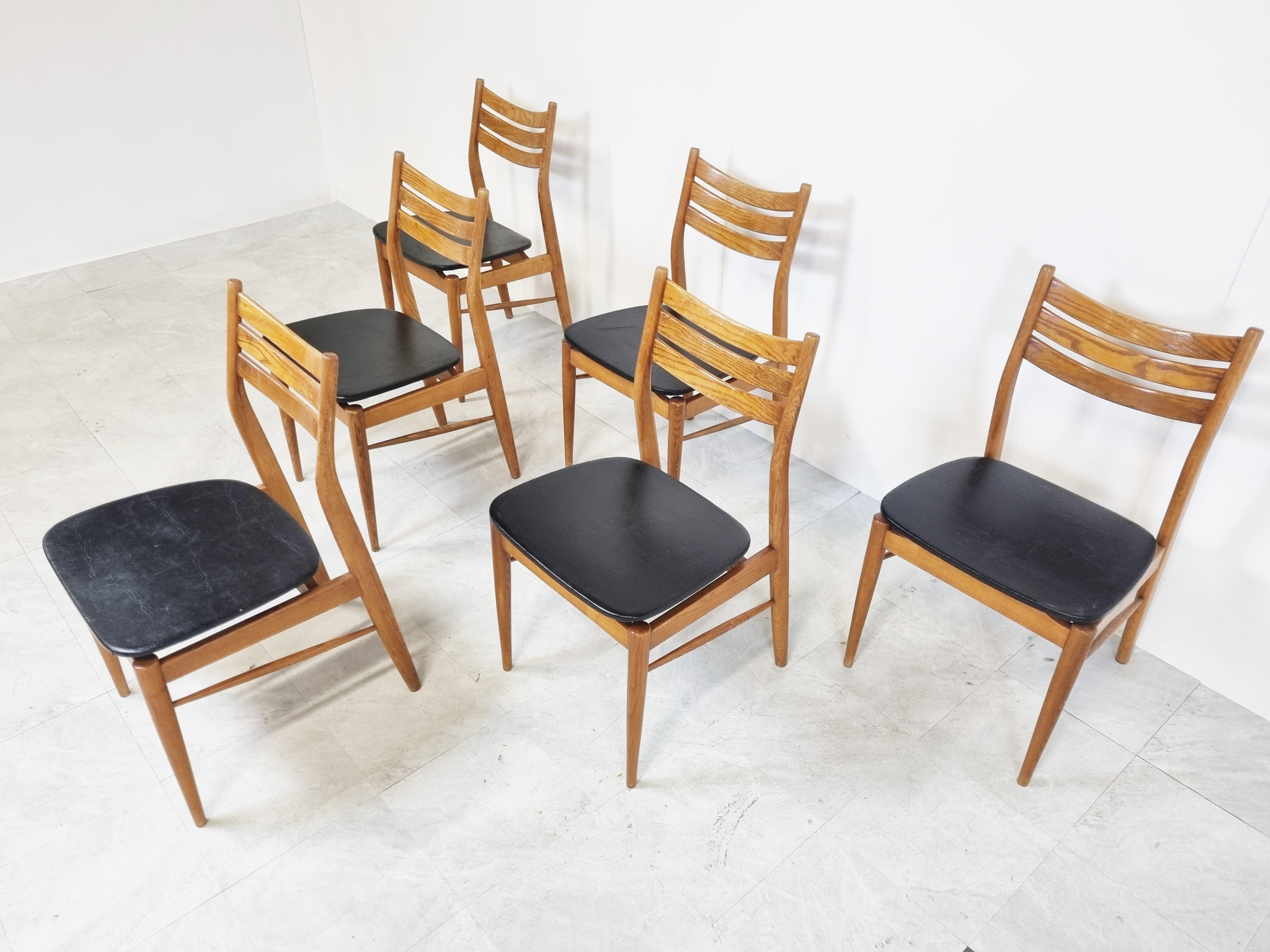 Vintage Scandinavian Dining Chairs 1960s 2