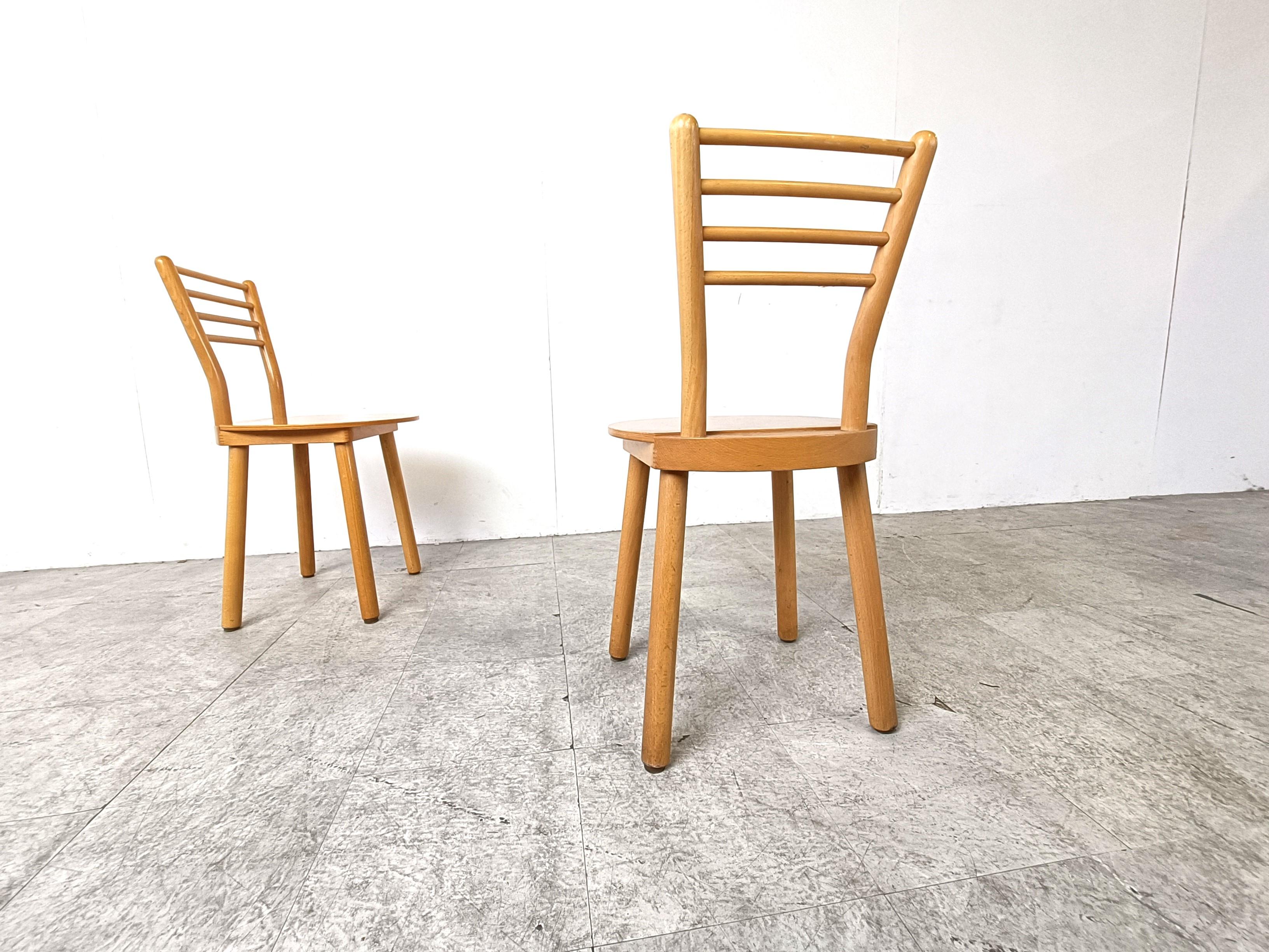 Sedie da pranzo scandinave vintage, anni '70 in vendita 1