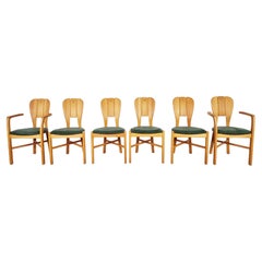 Vintage scandinavian dining chairs by Glostrup mobelfabrik 1960s