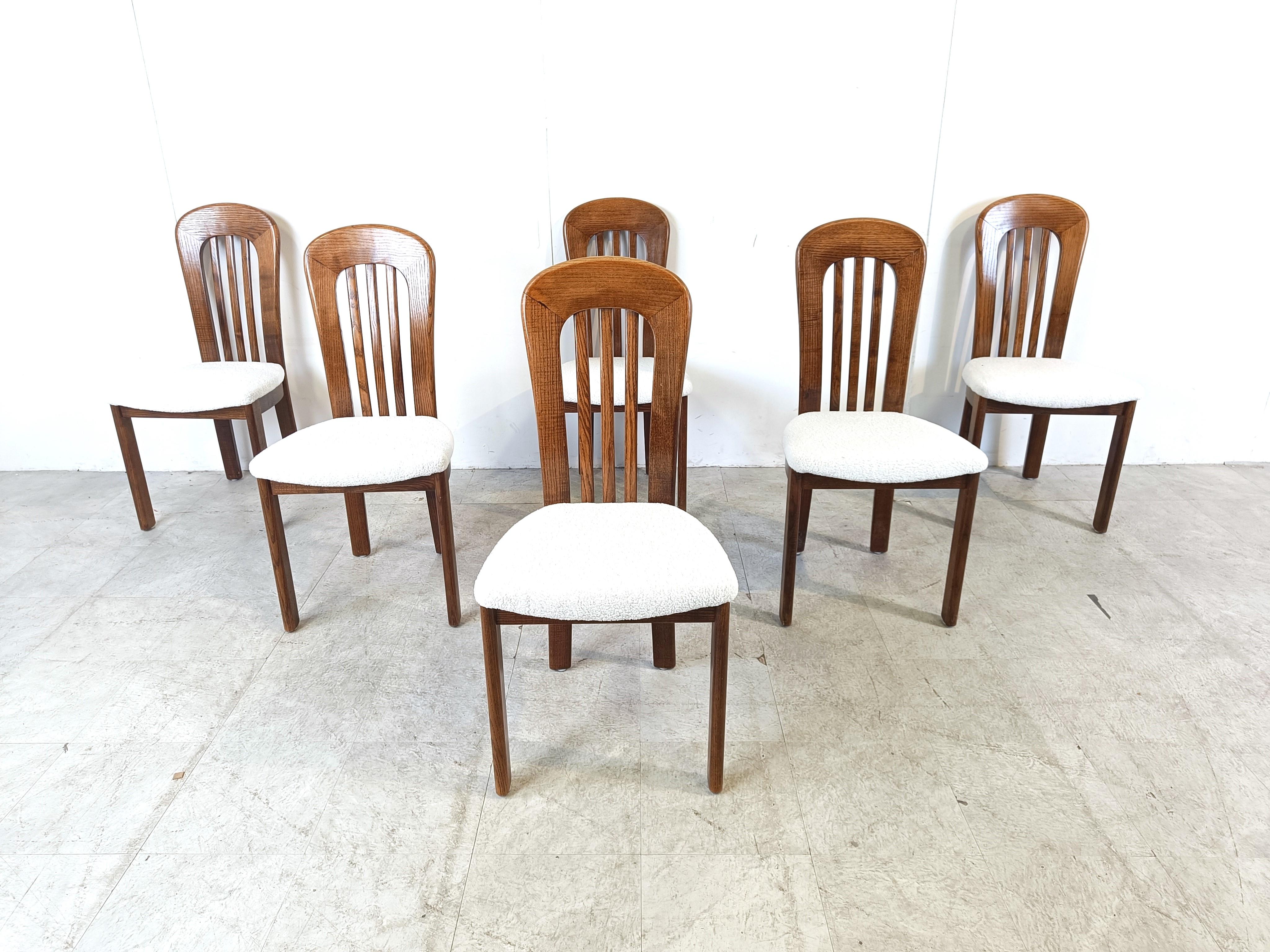 Scandinavian Modern Vintage scandinavian dining chairs, set of 6 - 1960s  For Sale