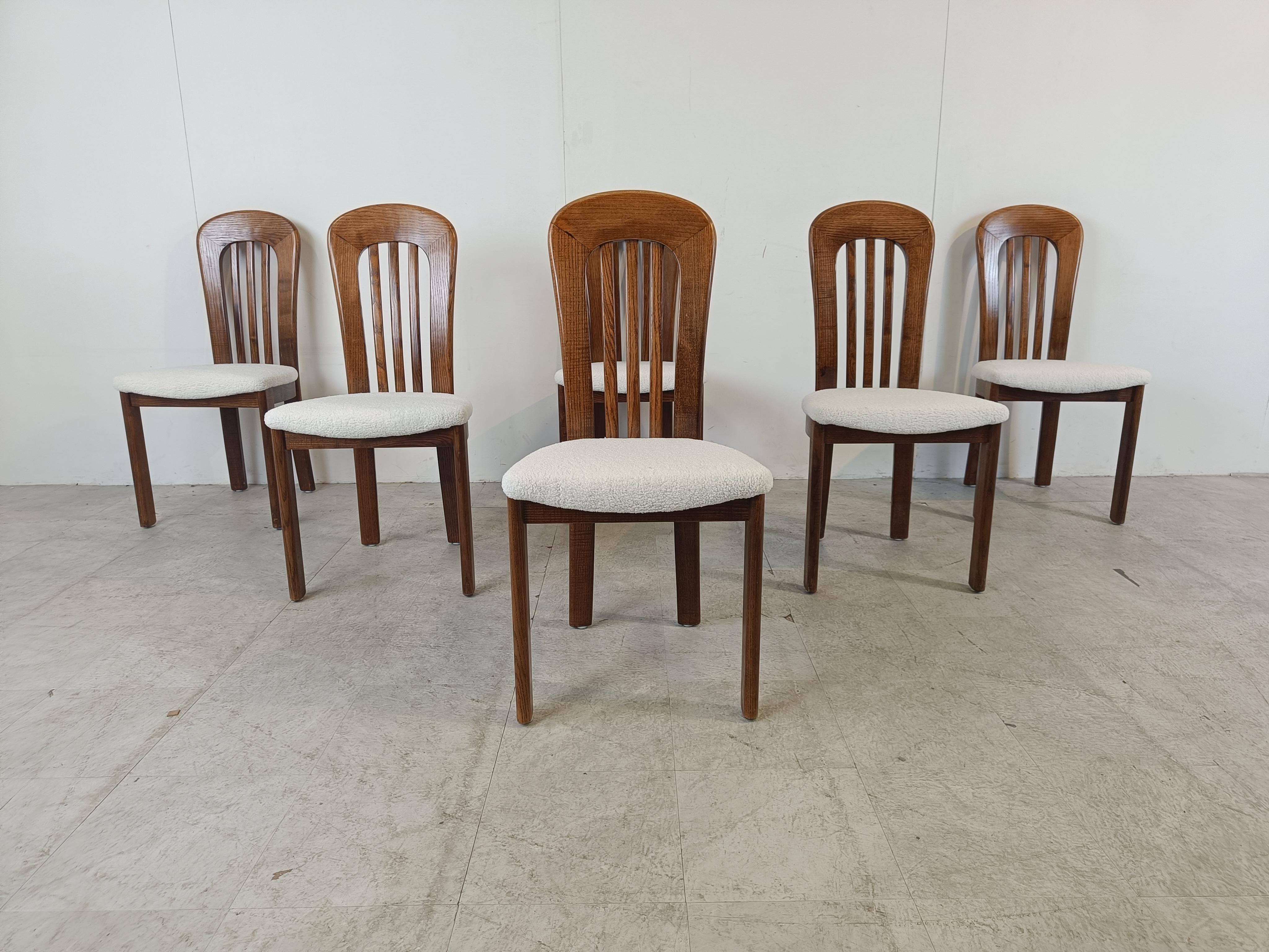 Danish Vintage scandinavian dining chairs, set of 6 - 1960s  For Sale