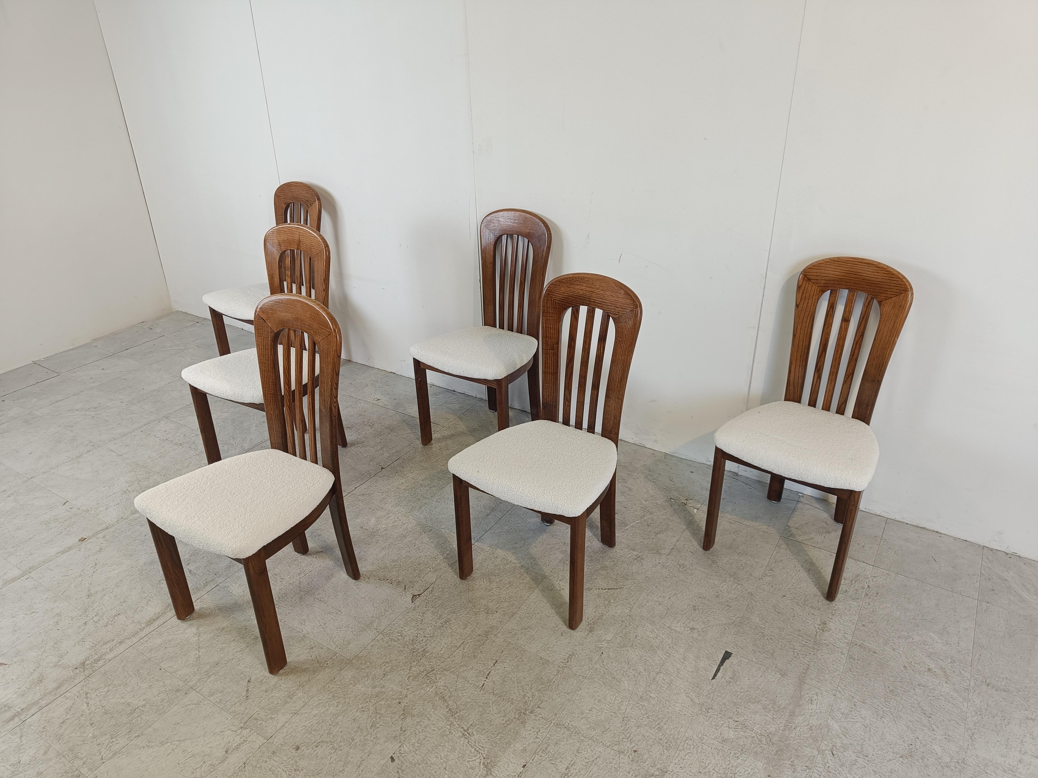 Mid-20th Century Vintage scandinavian dining chairs, set of 6 - 1960s  For Sale
