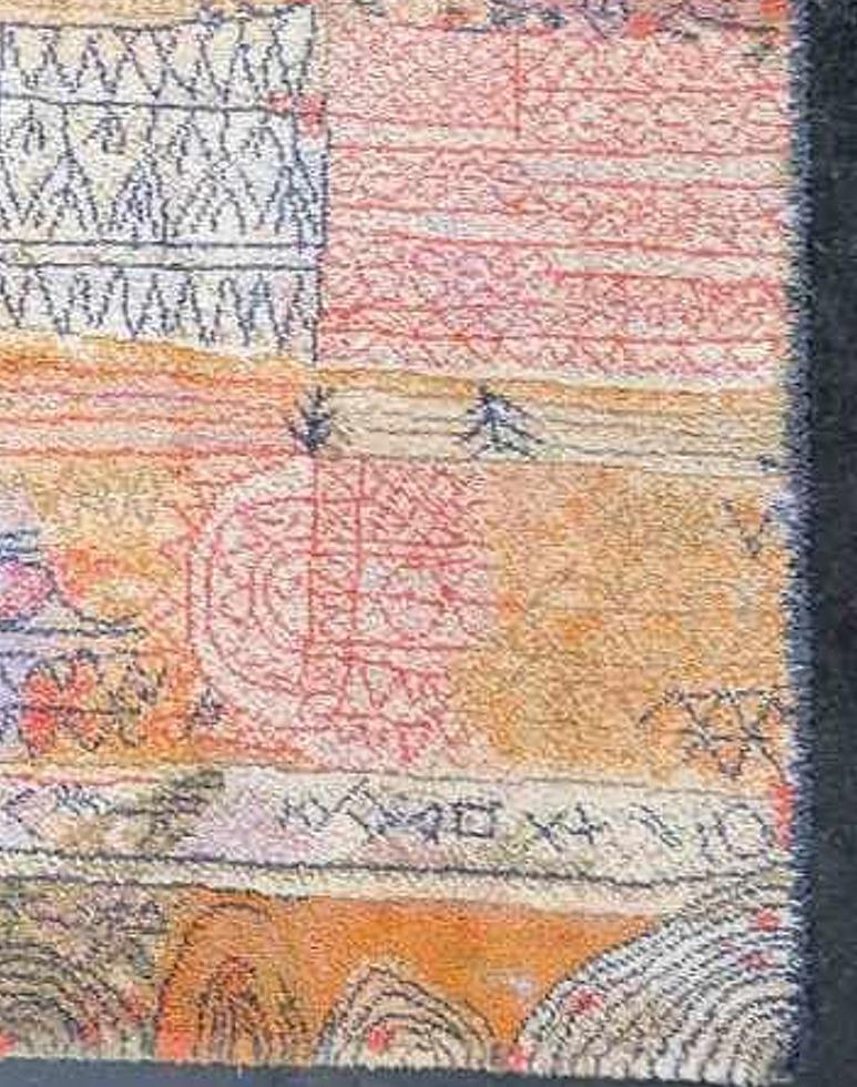 Großer skandinavischer EGE Art Line-Teppich in Zimmergröße nach Paul Klee (20. Jahrhundert) im Angebot