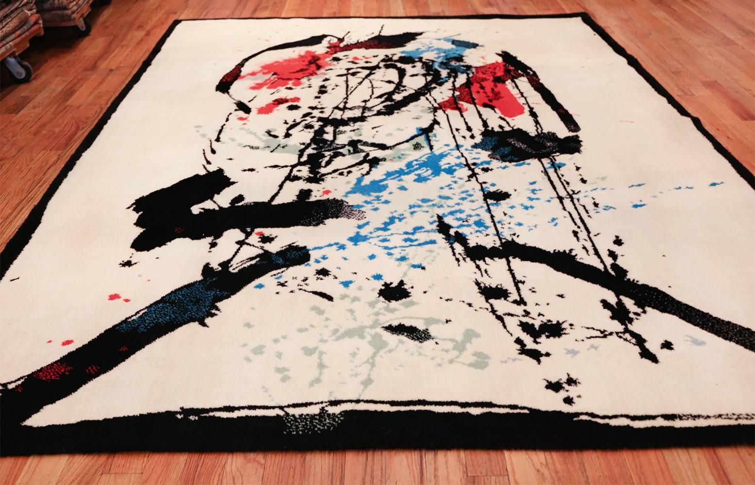 XX secolo Tappeto vintage scandinavo EGE Art Line Robert Jacobsen.8 ft 2 in x 11 ft in vendita