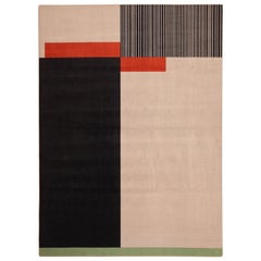 Vintage Scandinavian Ege Art Line Rug.9 ft 10 in x 13 ft 3in