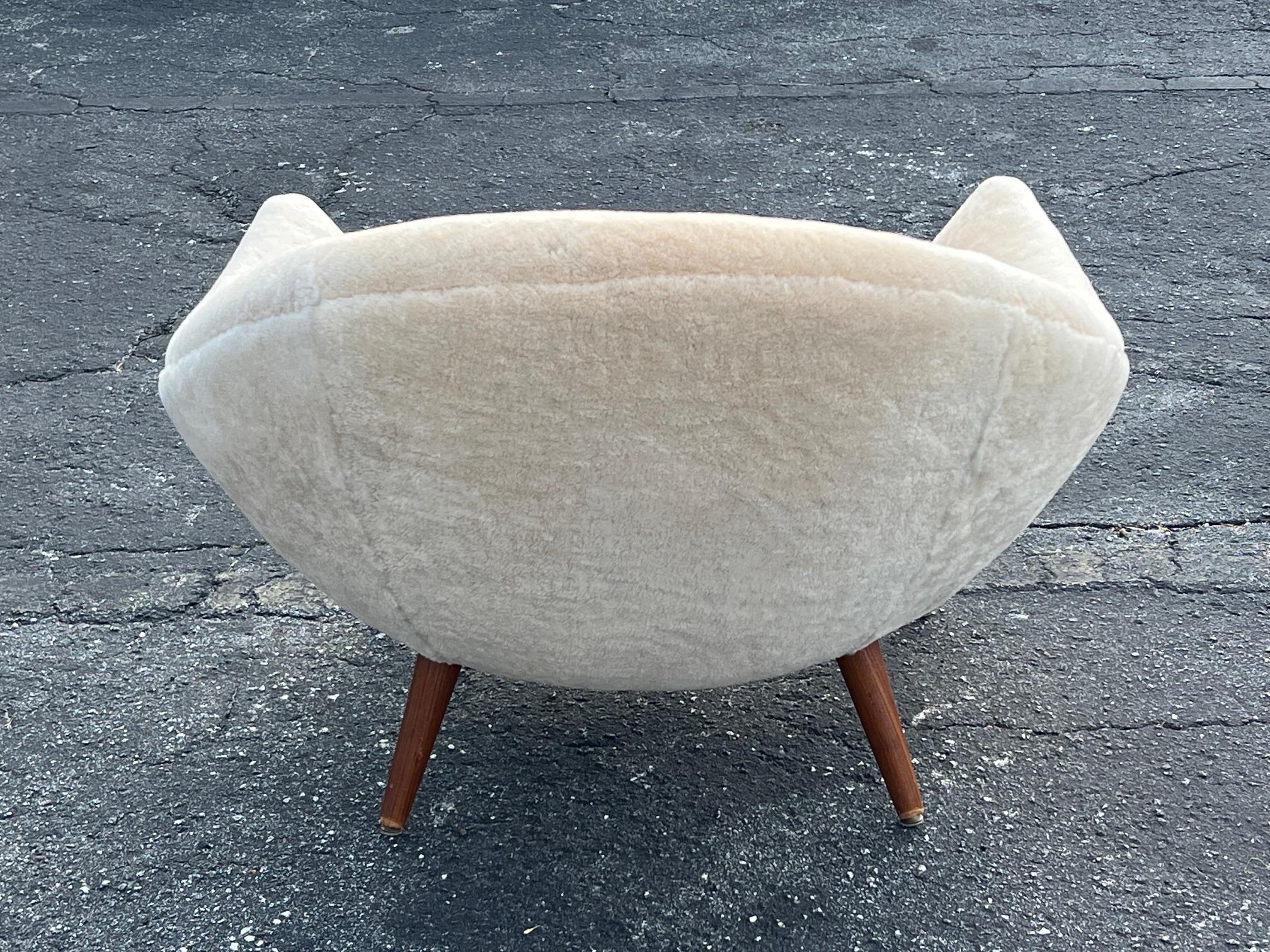 Vintage Scandinavian Egg Chair By Fredrik Kayser Ca 1960's 7