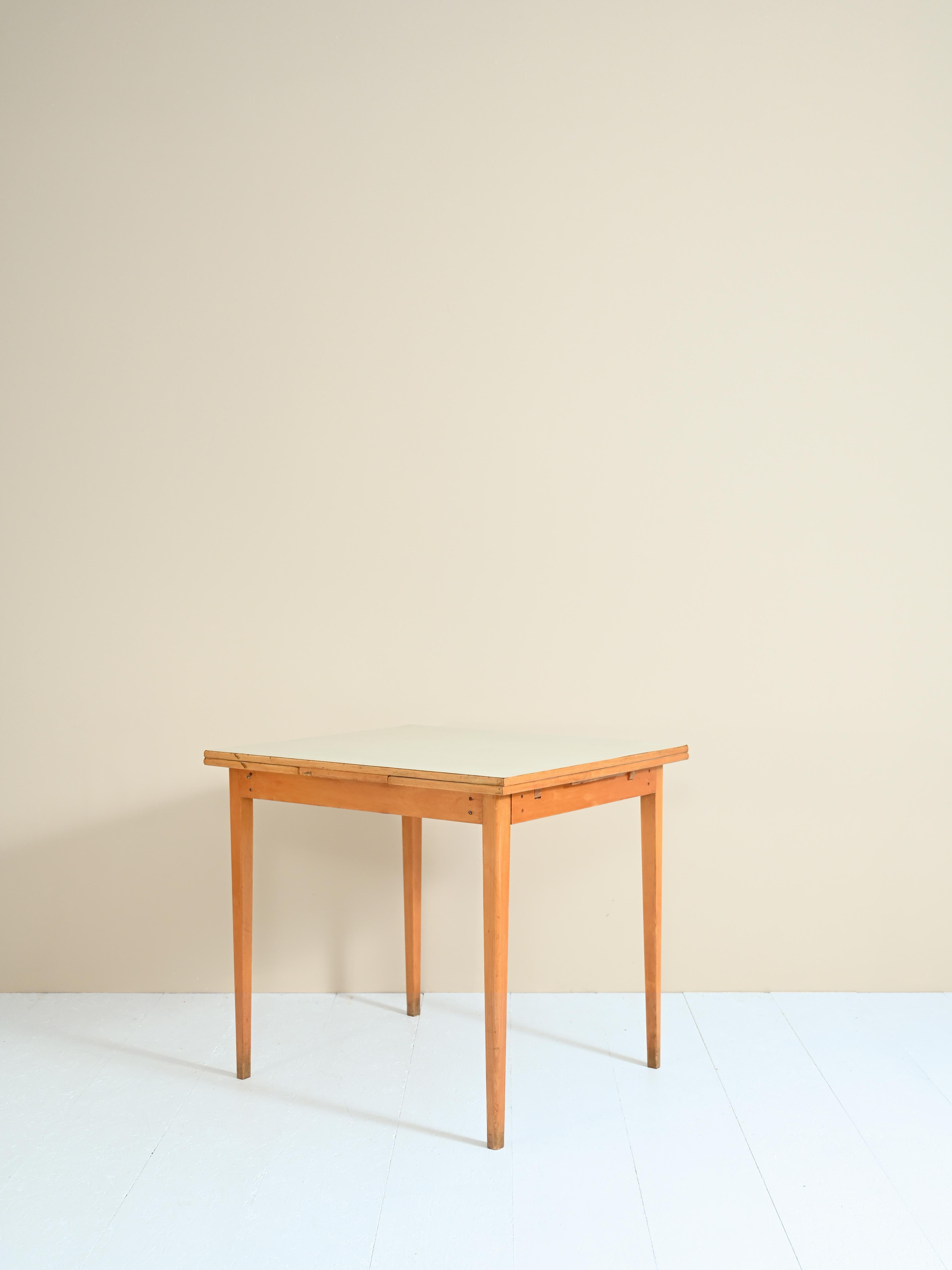 Vintage Scandinavian extendable dining table 2