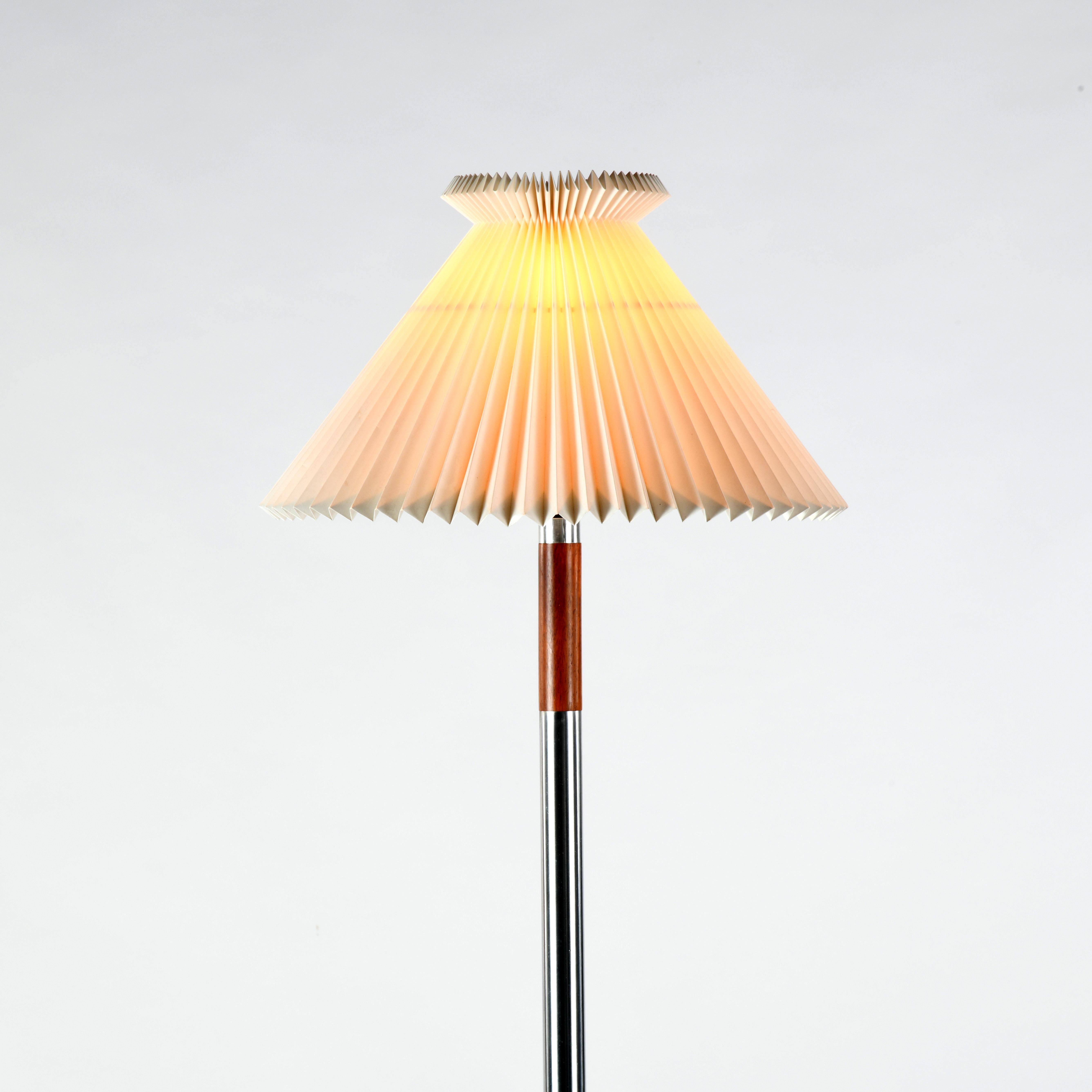 Danish Vintage scandinavian floor lamp designed by Jo Hammerborg in the 60s