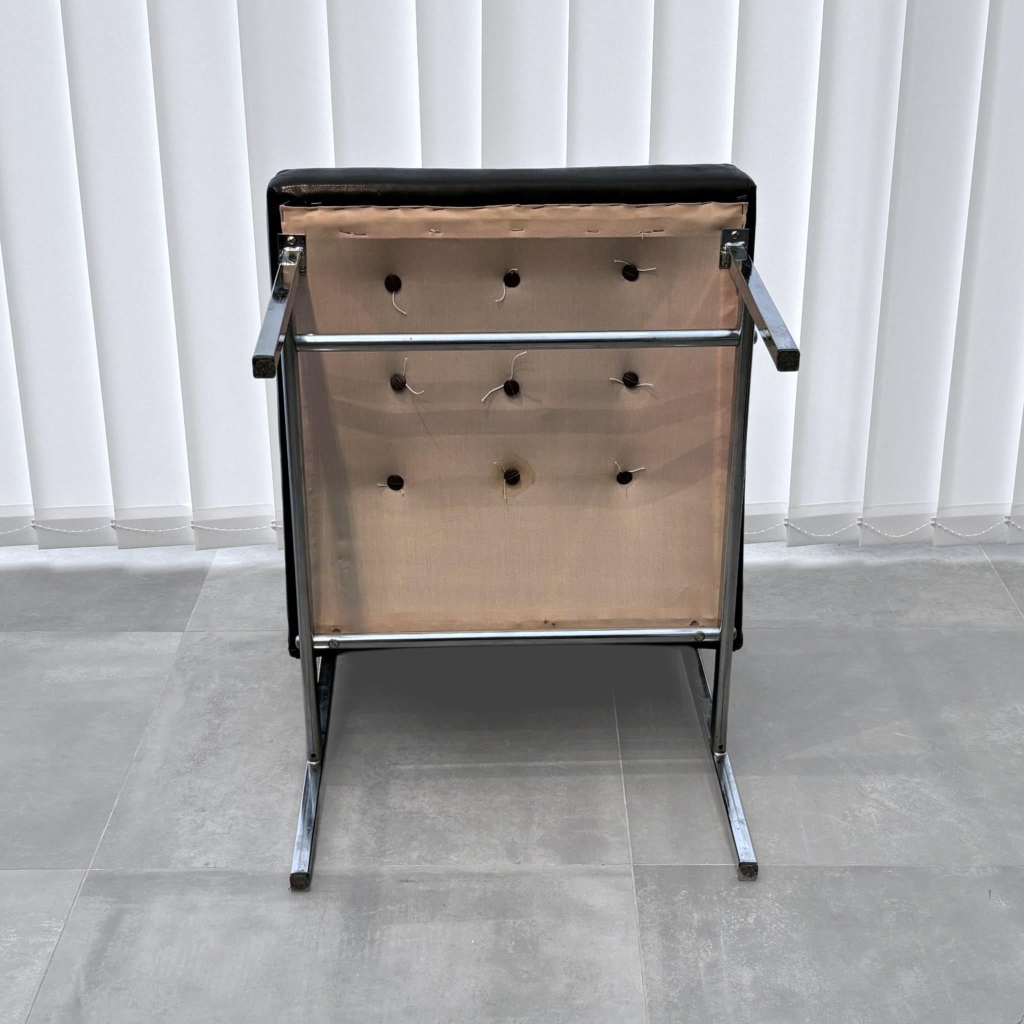 Fauteuil de salon scandinave fonctionnel vintage, Suède, années 1960 en vente 4