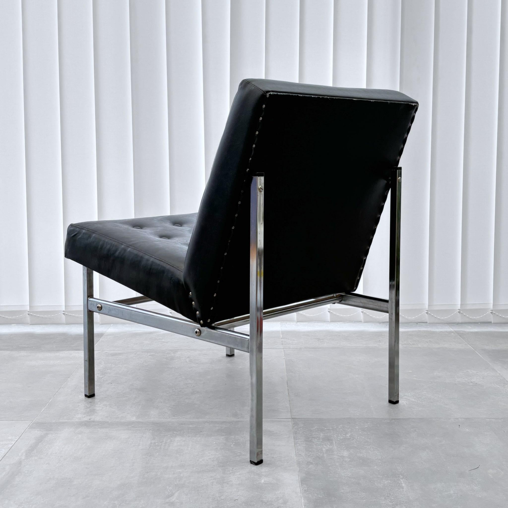 Suédois Fauteuil de salon scandinave fonctionnel vintage, Suède, années 1960 en vente