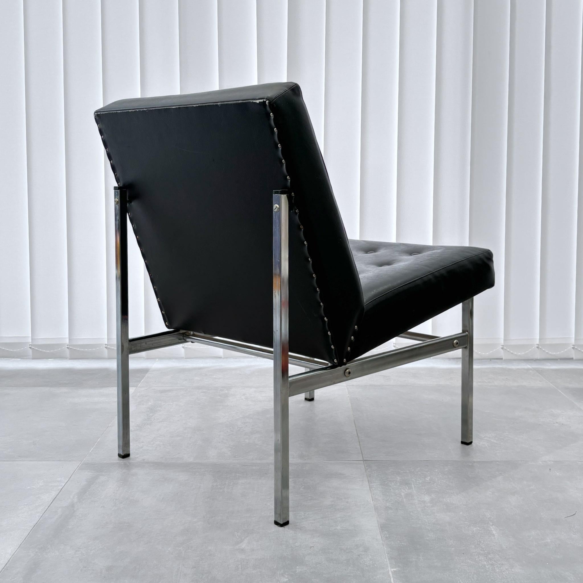 Milieu du XXe siècle Fauteuil de salon scandinave fonctionnel vintage, Suède, années 1960 en vente