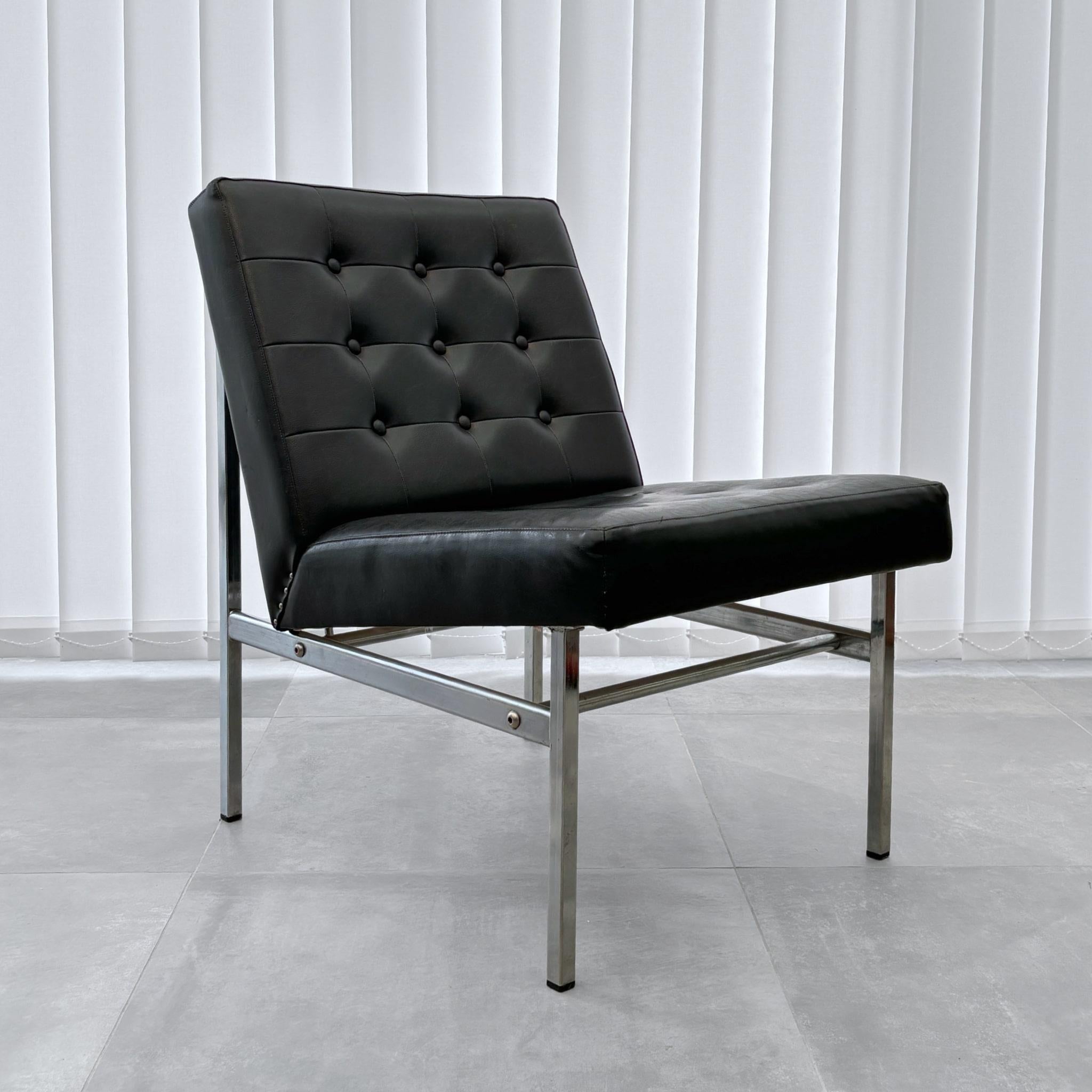Fauteuil de salon scandinave fonctionnel vintage, Suède, années 1960 en vente 1