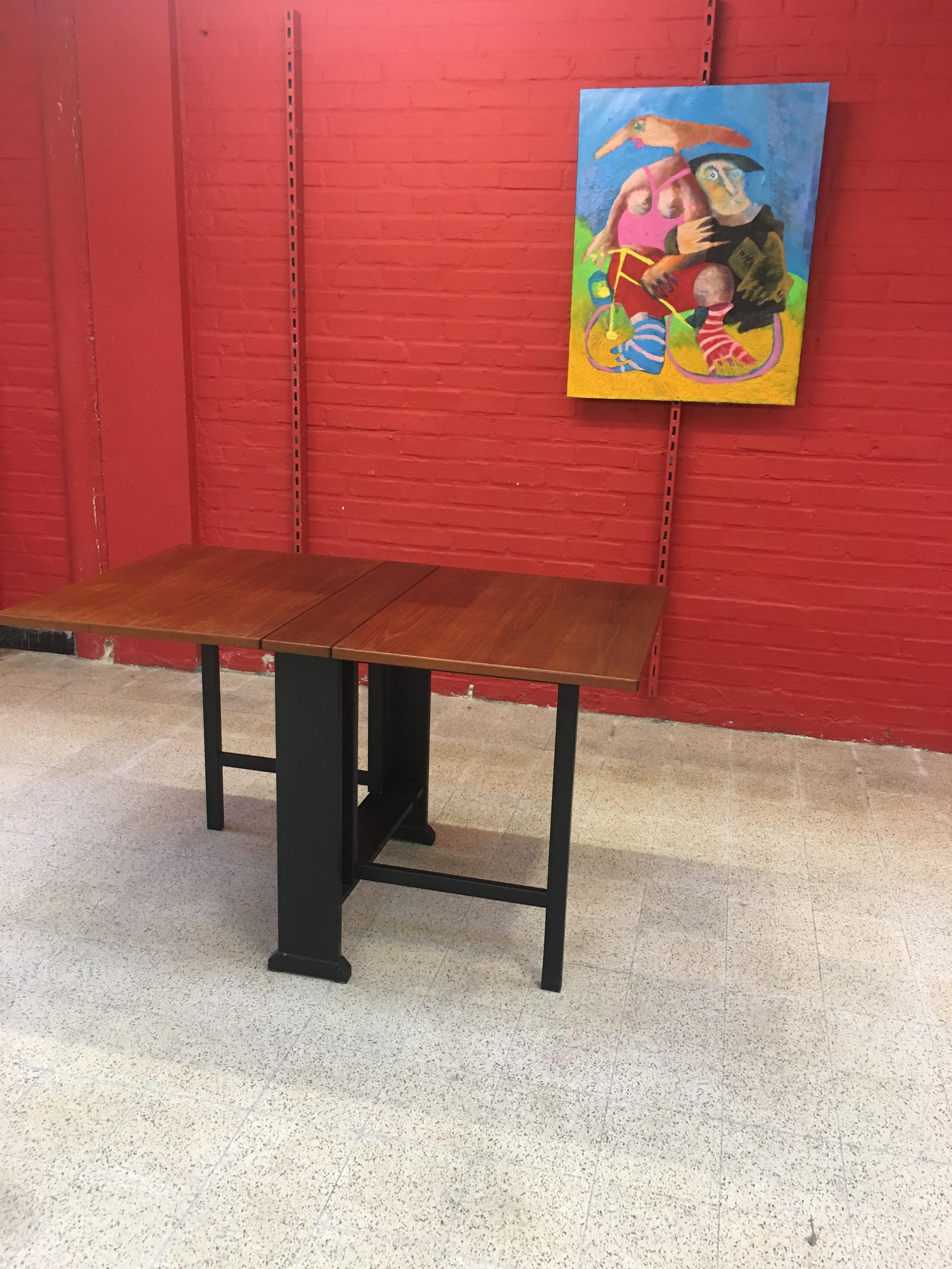 Mid-Century Modern Vintage Scandinavian Gateleg Table by Hagafors Svensk Tillverkning For Sale