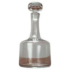 Vintage Scandinavian Glass Carafe Bottle, 1970s