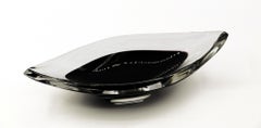 Vintage Scandinavian Glass Tray, by Reijmyre, 1970s