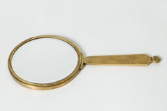 Vintage Scandinavian Hand Mirror, Oscar Antonsson, Sweden, 1930s