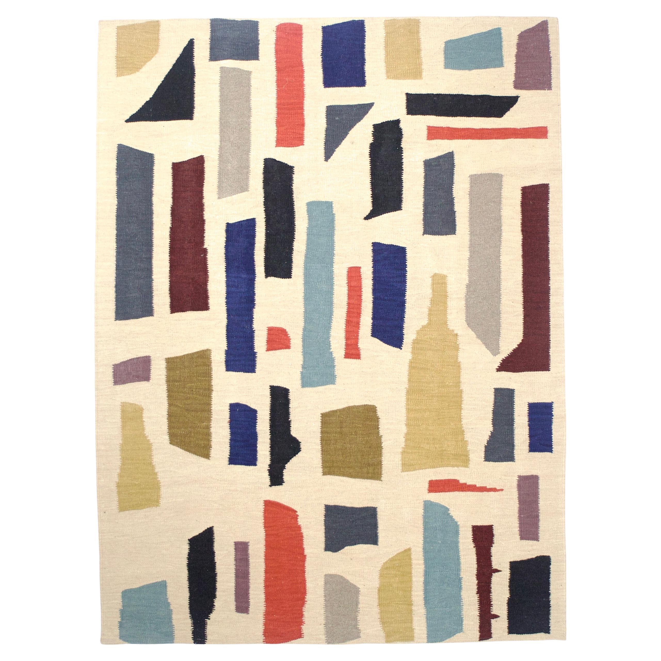 Rug & Kilim scandinave vintage 5'4" x 7'2