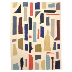 Skandinavischer Vintage-Kilim-Teppich 5'4" x 7'2