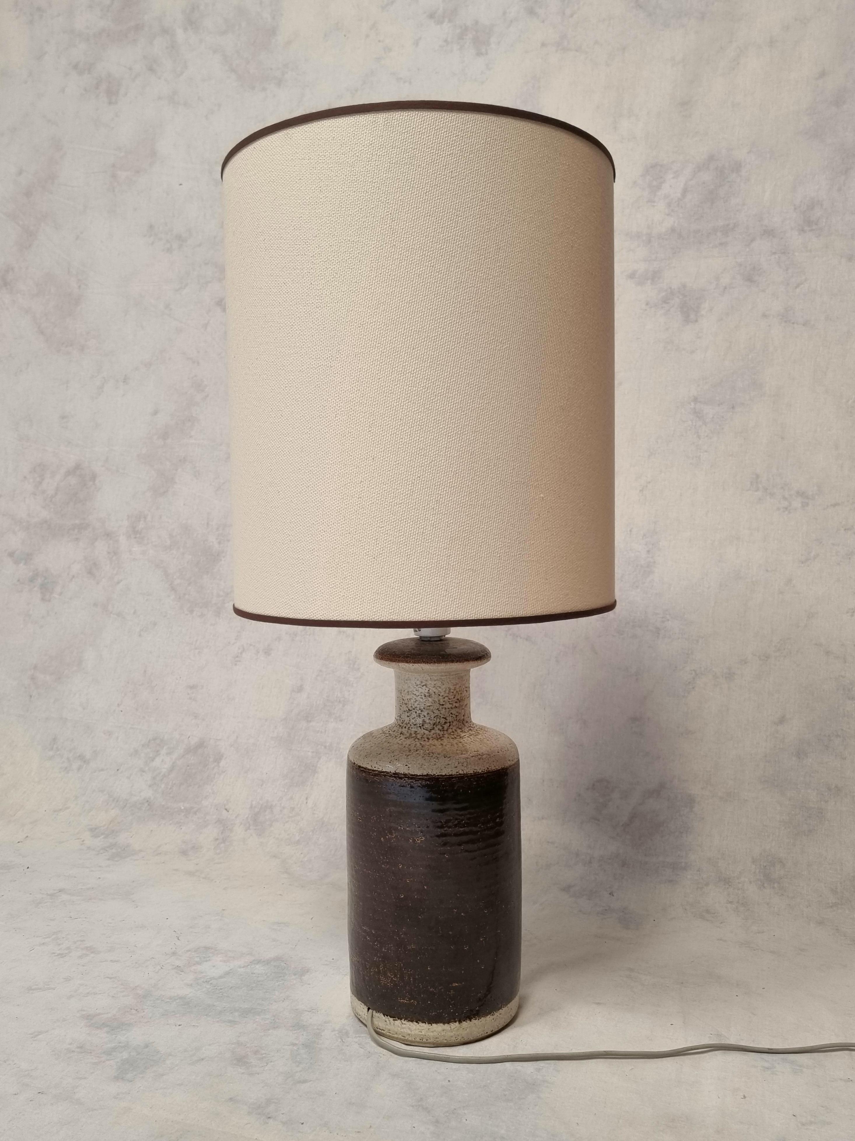 Scandinavian Modern Vintage Scandinavian Lamp By Søholm Keramik - Ceramic - Ca 1960 For Sale