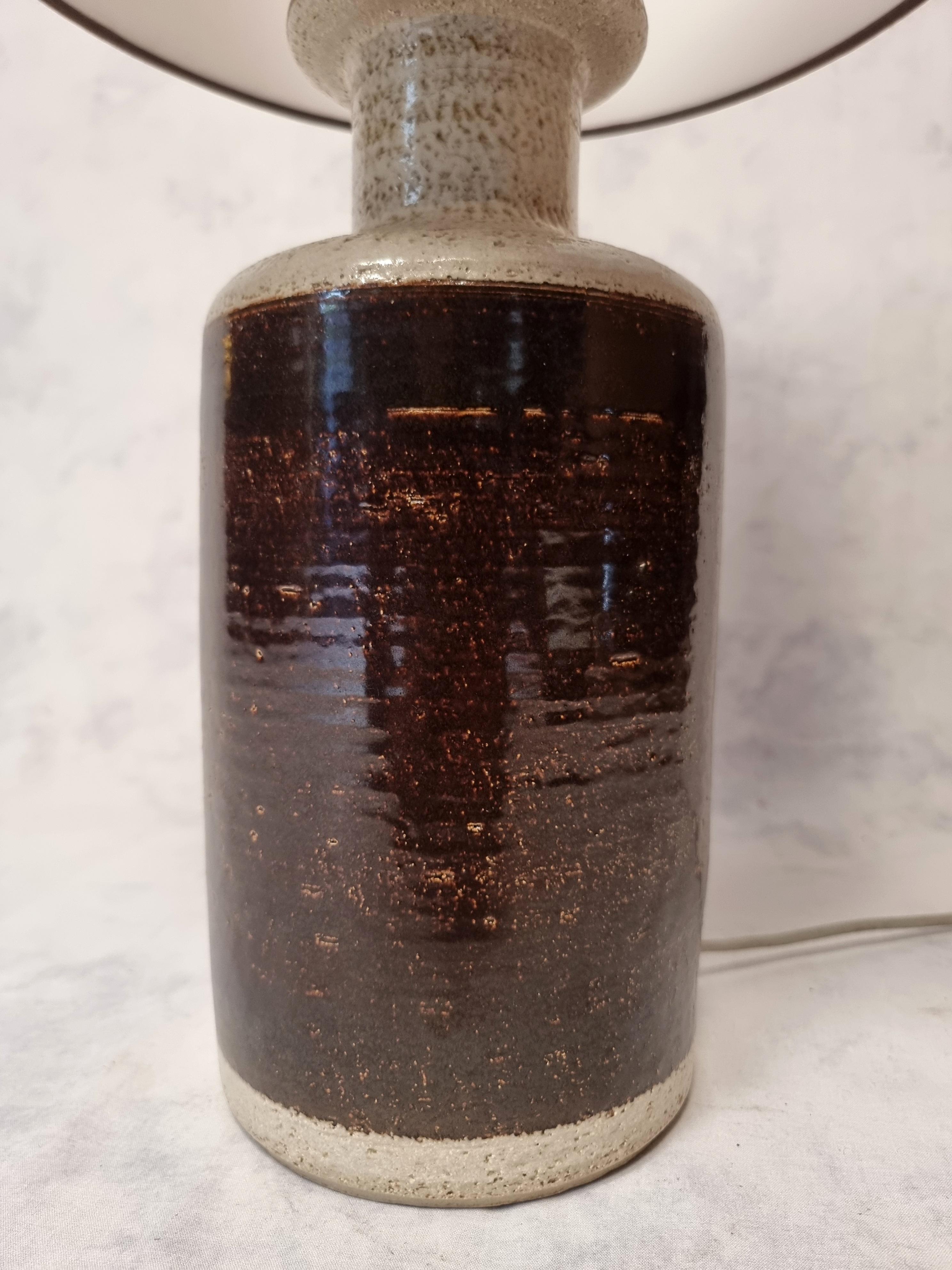Milieu du XXe siècle Lampe Scandinave Vintage par Søholm Keramik - Céramique - Ca 1960 en vente