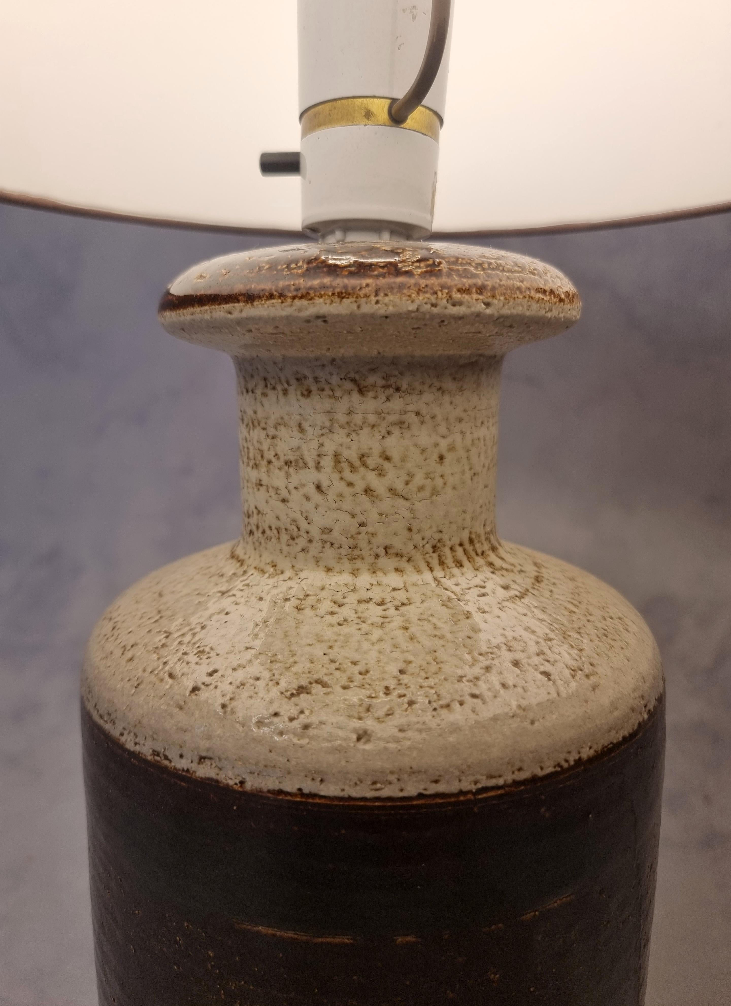 Vintage Scandinavian Lamp By Søholm Keramik - Ceramic - Ca 1960 For Sale 1