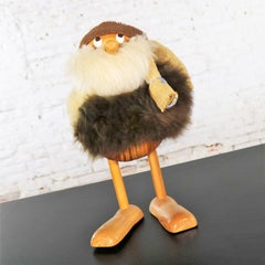 Vintage skandinavischen großen Gonk Troll Tomte Gnom Figur Stil von Hans Bolling