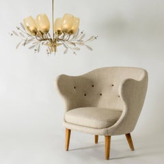Vintage Scandinavian Lounge Chair by Arne Norell, Sweden, 1950s
