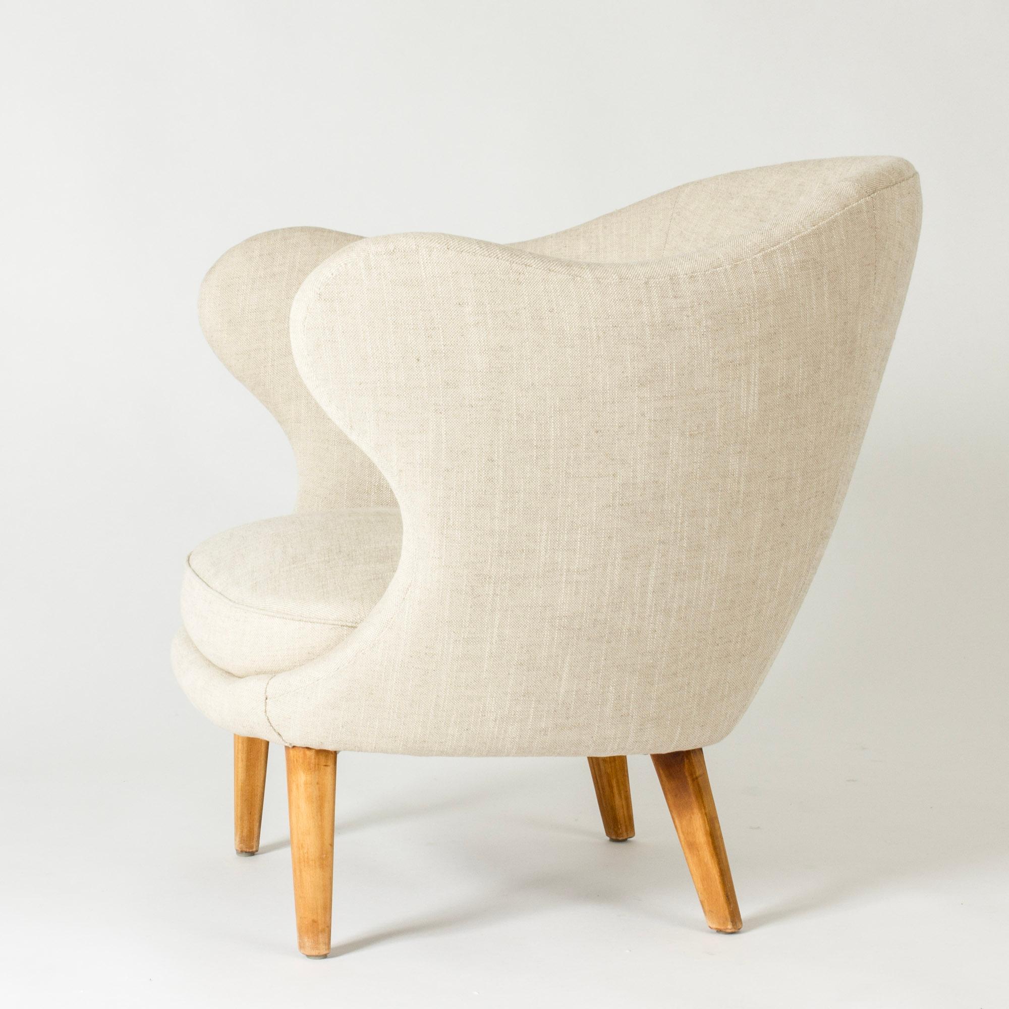 Scandinavian Modern Vintage Scandinavian Lounge Chair by Arne Norell, Sweden, 1950s