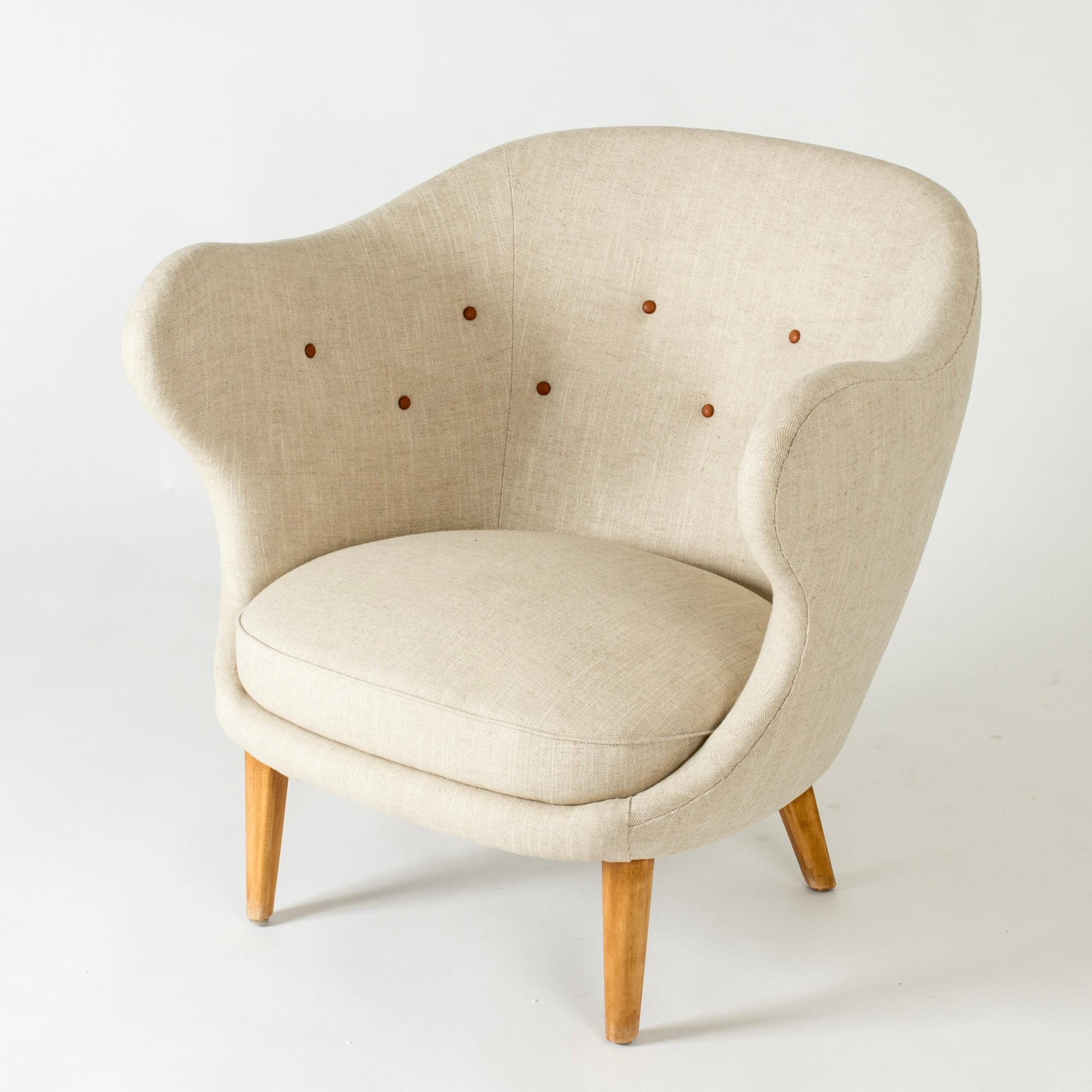Swedish Vintage Scandinavian Lounge Chair by Arne Norell, Sweden, 1950s