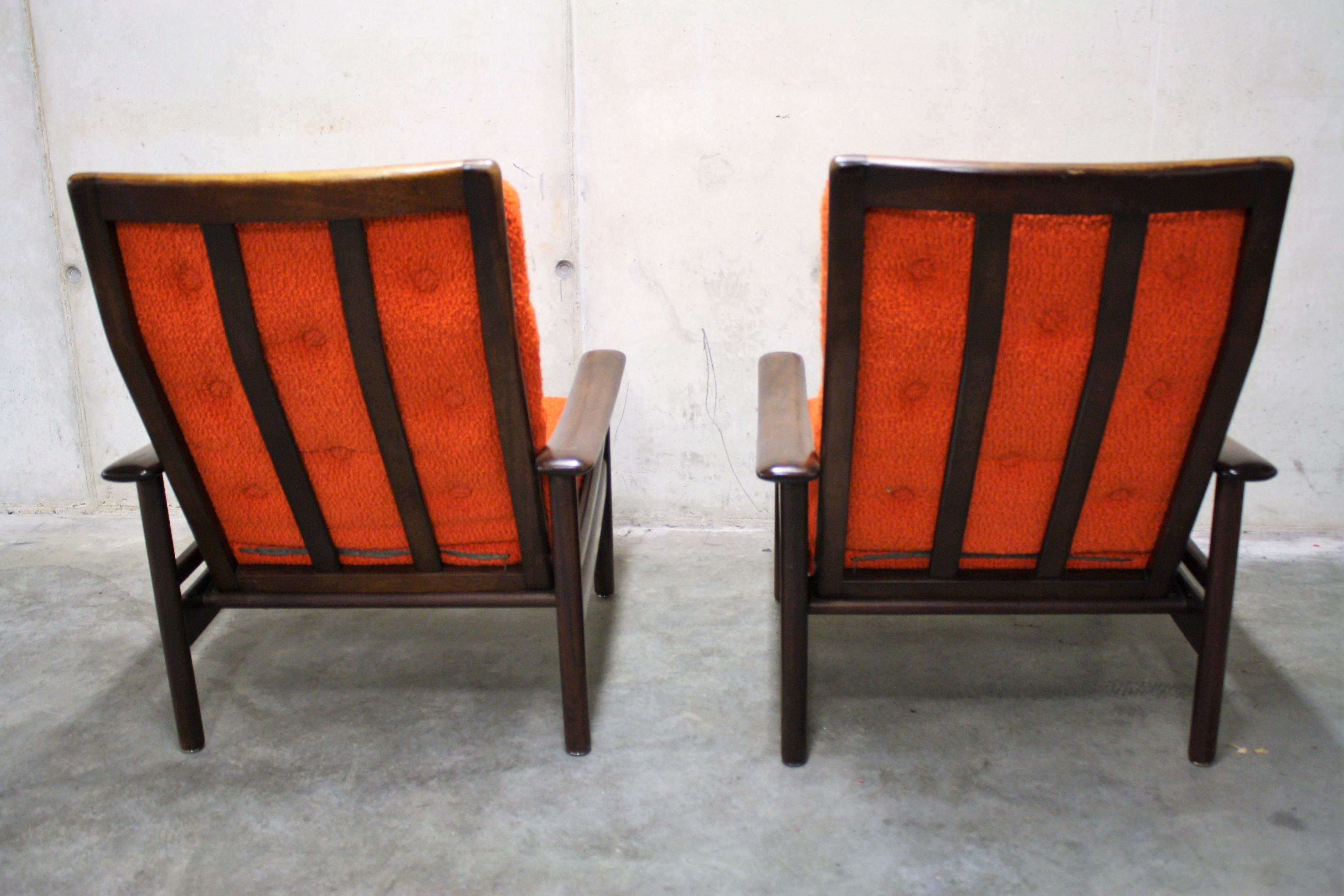 Scandinavian Modern Vintage Scandinavian Lounge Chairs, Set of Two, 1960s