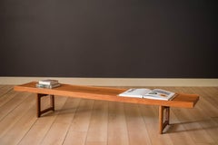 Banc bas scandinave vintage en teck « Bruksbo Krobo », créé par Torbjørn Afdal pour Bruksbo