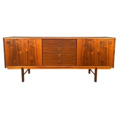 Vintage Scandinavian Mid-Century Modern "Köln" Walnut Credenza by Ikea Mobler