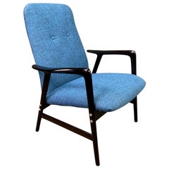 Vintage Scandinavian Mid-Century Modern Lounge Chair by Alf Svensson for Dux