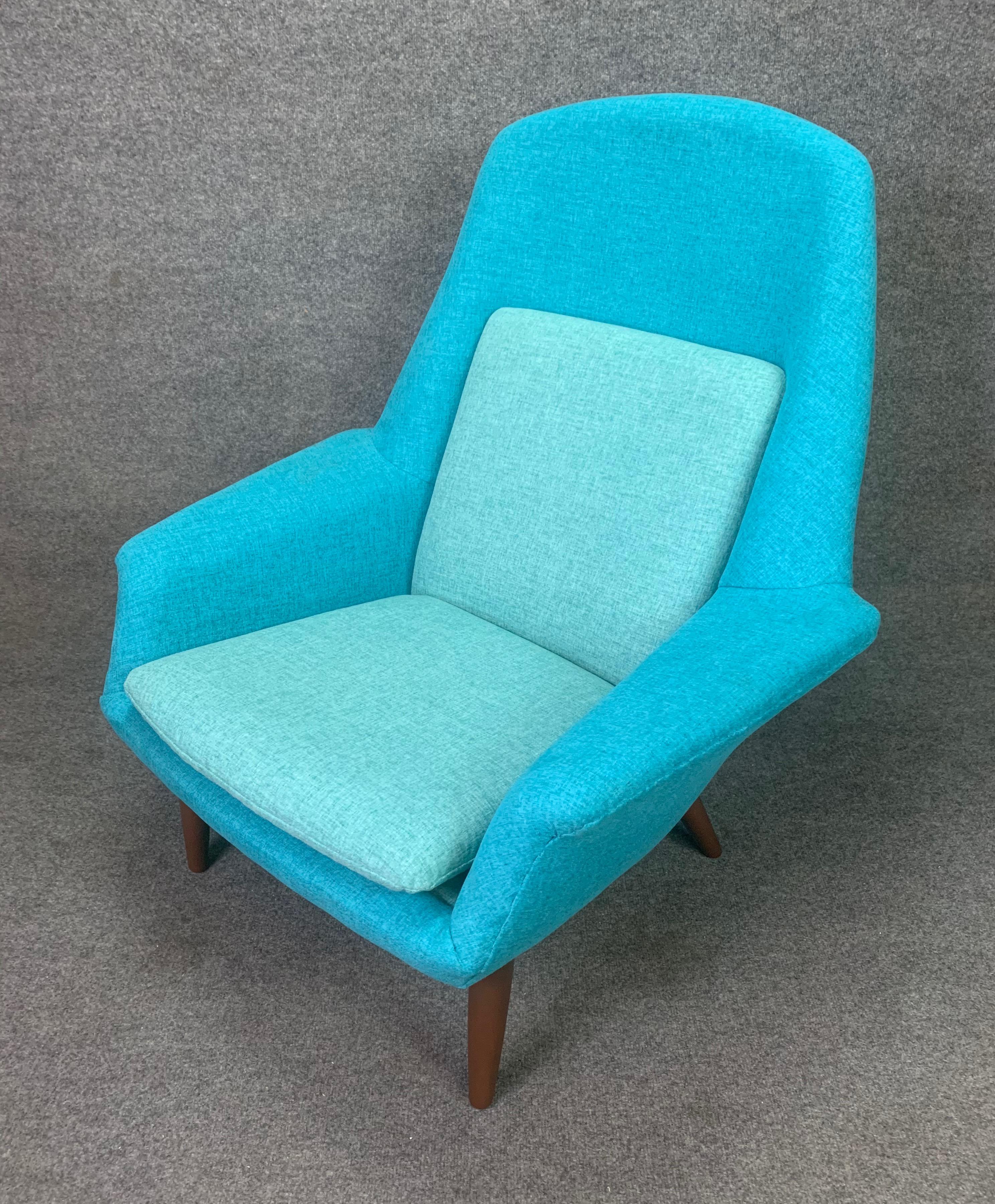 Vintage Scandinavian Mid-Century Modern Lounge Chair by Broderna Anderssons In Good Condition For Sale In San Marcos, CA