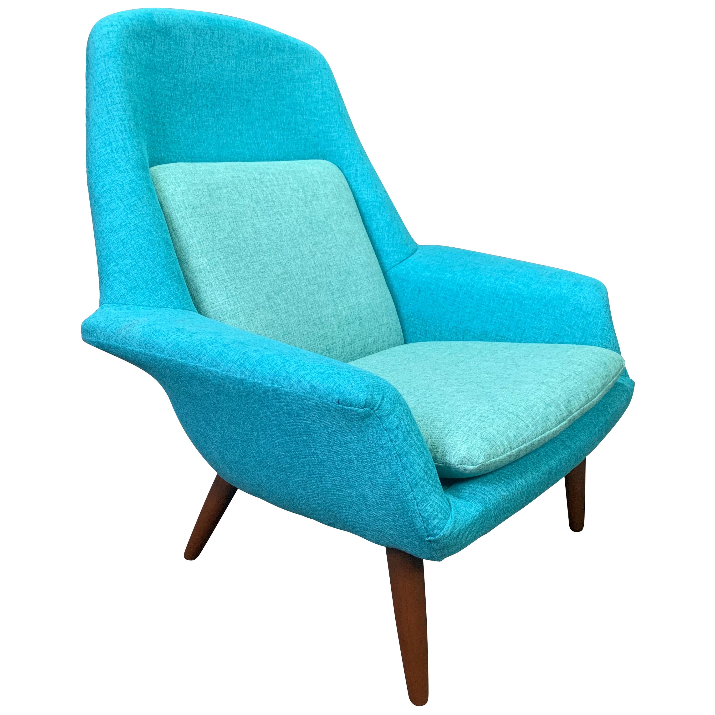Vintage Scandinavian Mid-Century Modern Lounge Chair by Broderna Anderssons For Sale