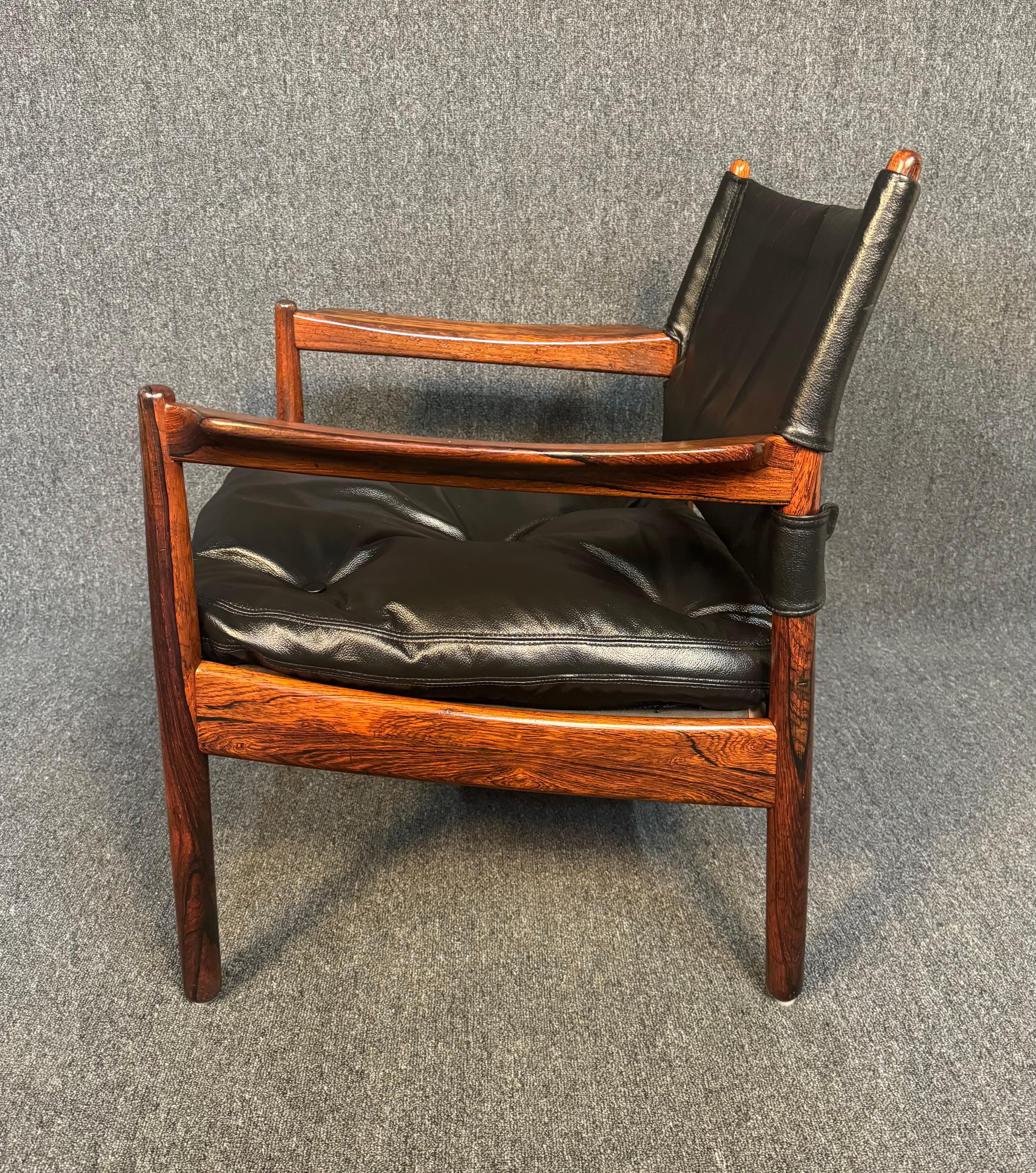 Mid-20th Century Vintage Scandinavian Mid Century Modern Lounge Chair by Gunnar Myrstand For Sale