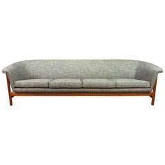 Vintage Scandinavian Mid-Century Modern Teak Sofa by Westnofa
