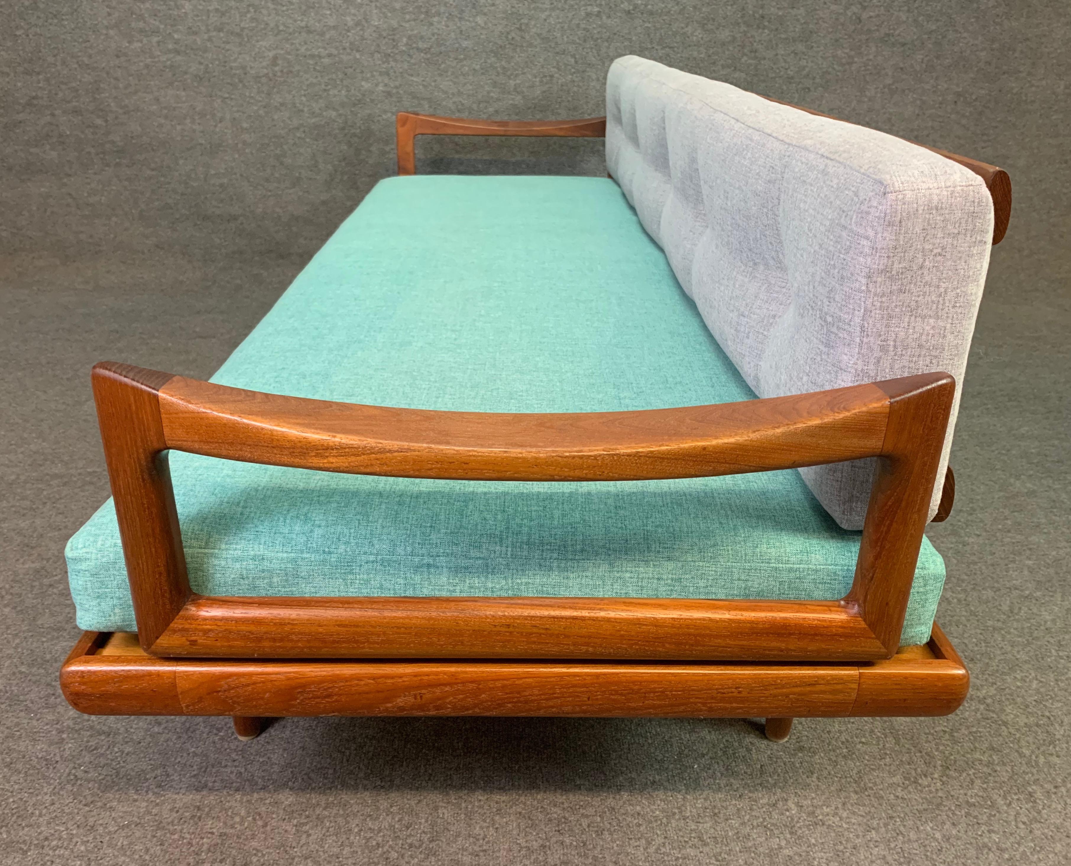 Vintage Scandinavian Mid-Century Modern Teak Sofa Daybed by Edvard Kindt-Larsen 1