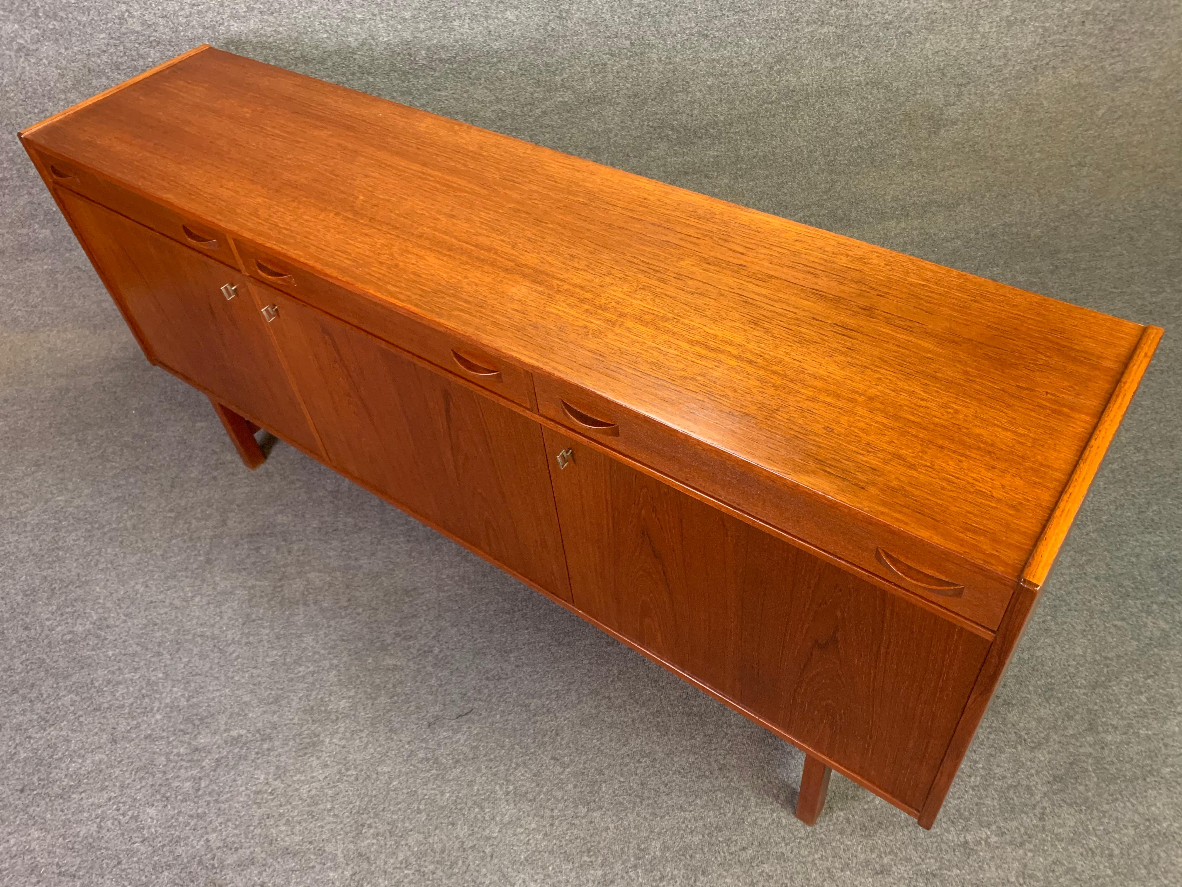 RESERVED FOR MARY JO:  Vintage Swedish Mid Century Teak Credenza for Ulferts 6