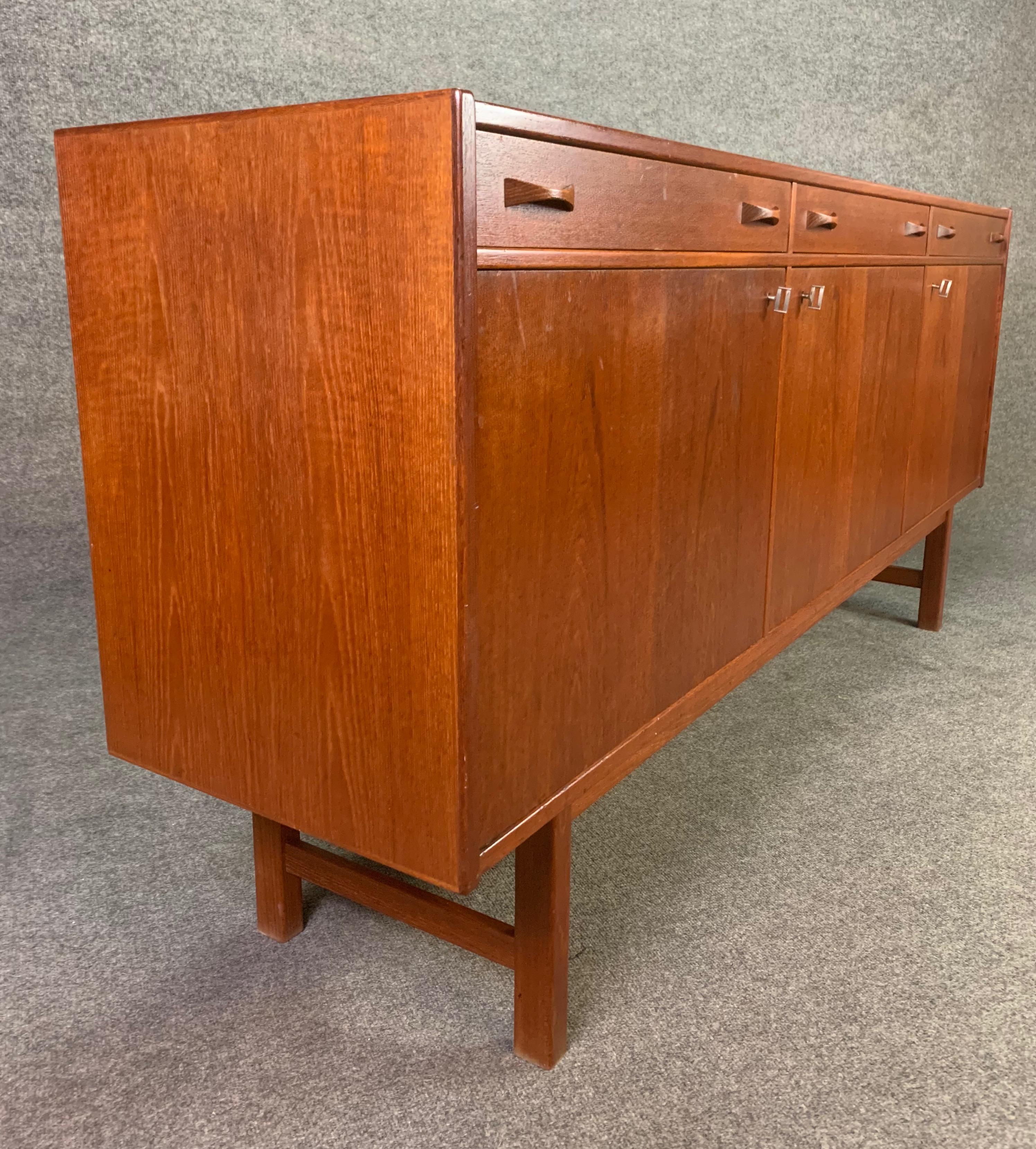 Woodwork RESERVED FOR MARY JO:  Vintage Swedish Mid Century Teak Credenza for Ulferts