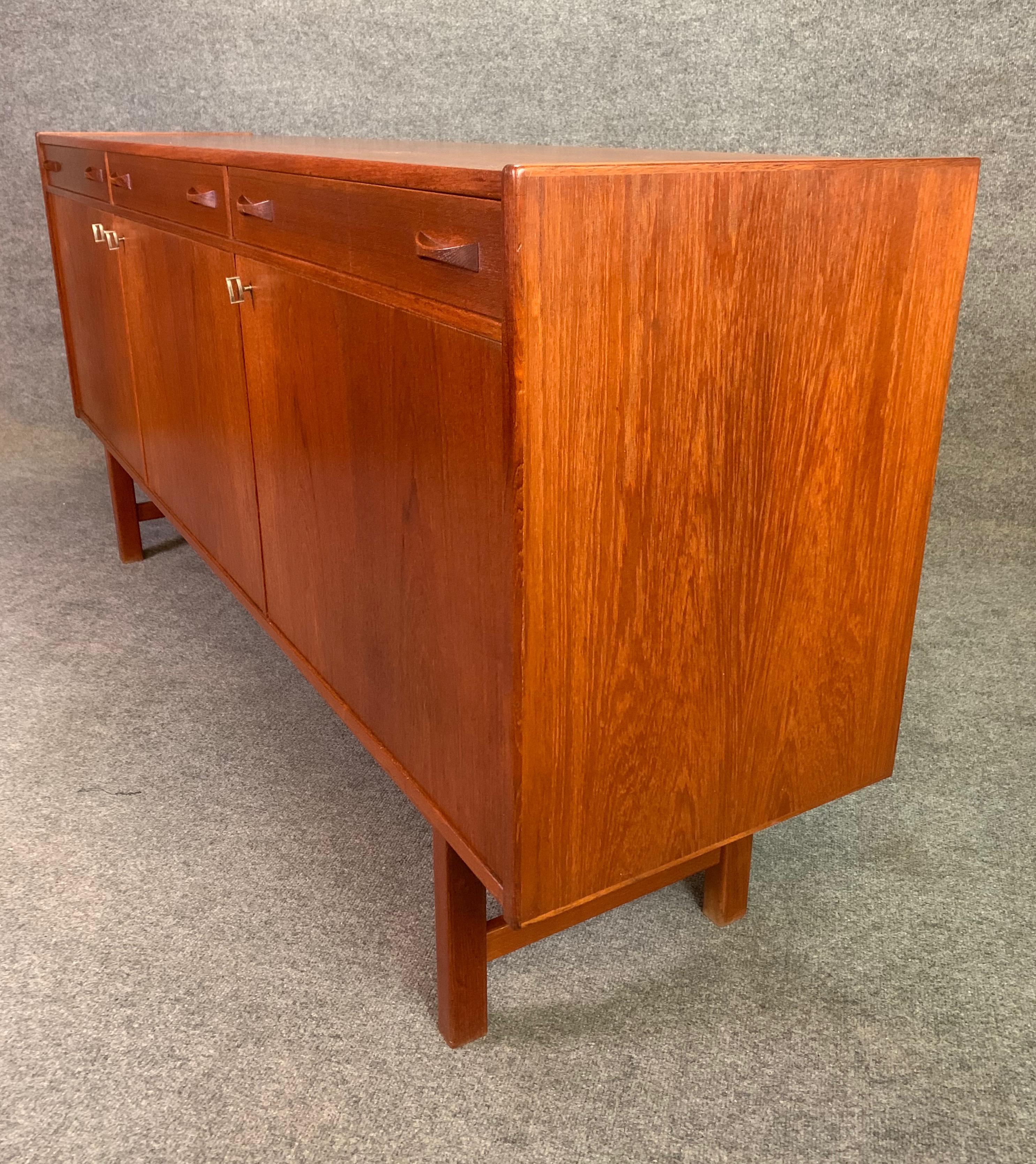 RESERVED FOR MARY JO:  Vintage Swedish Mid Century Teak Credenza for Ulferts In Good Condition In San Marcos, CA