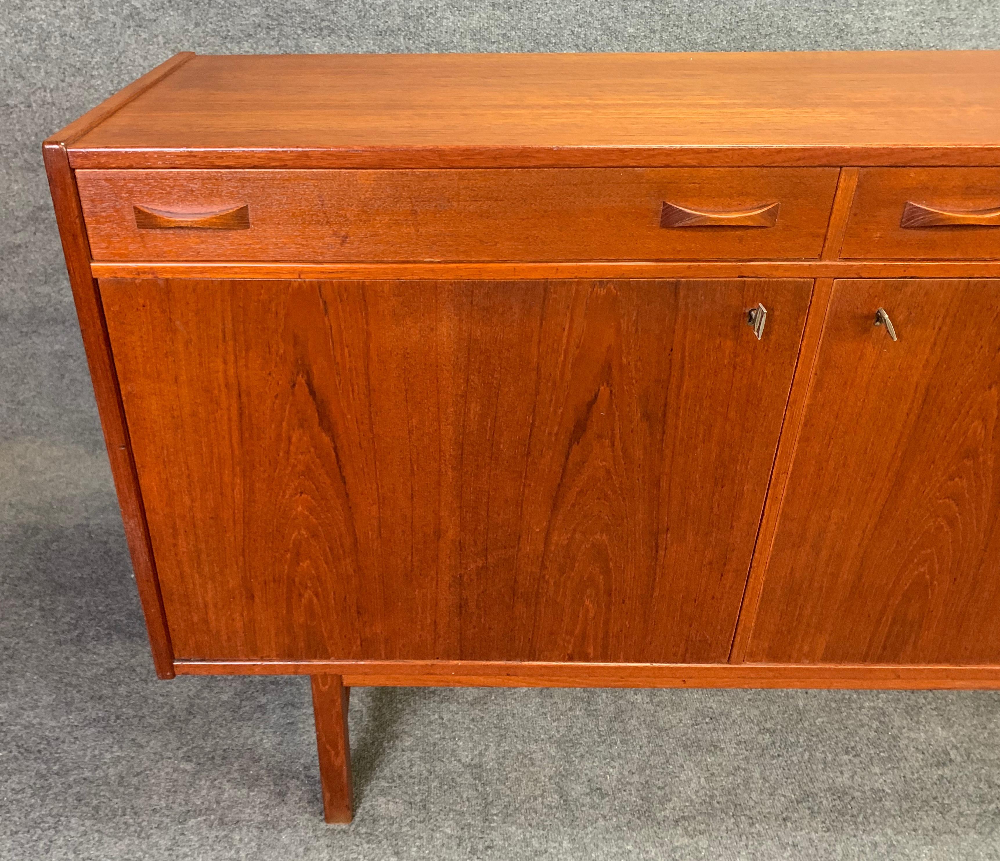 Mid-20th Century RESERVED FOR MARY JO:  Vintage Swedish Mid Century Teak Credenza for Ulferts