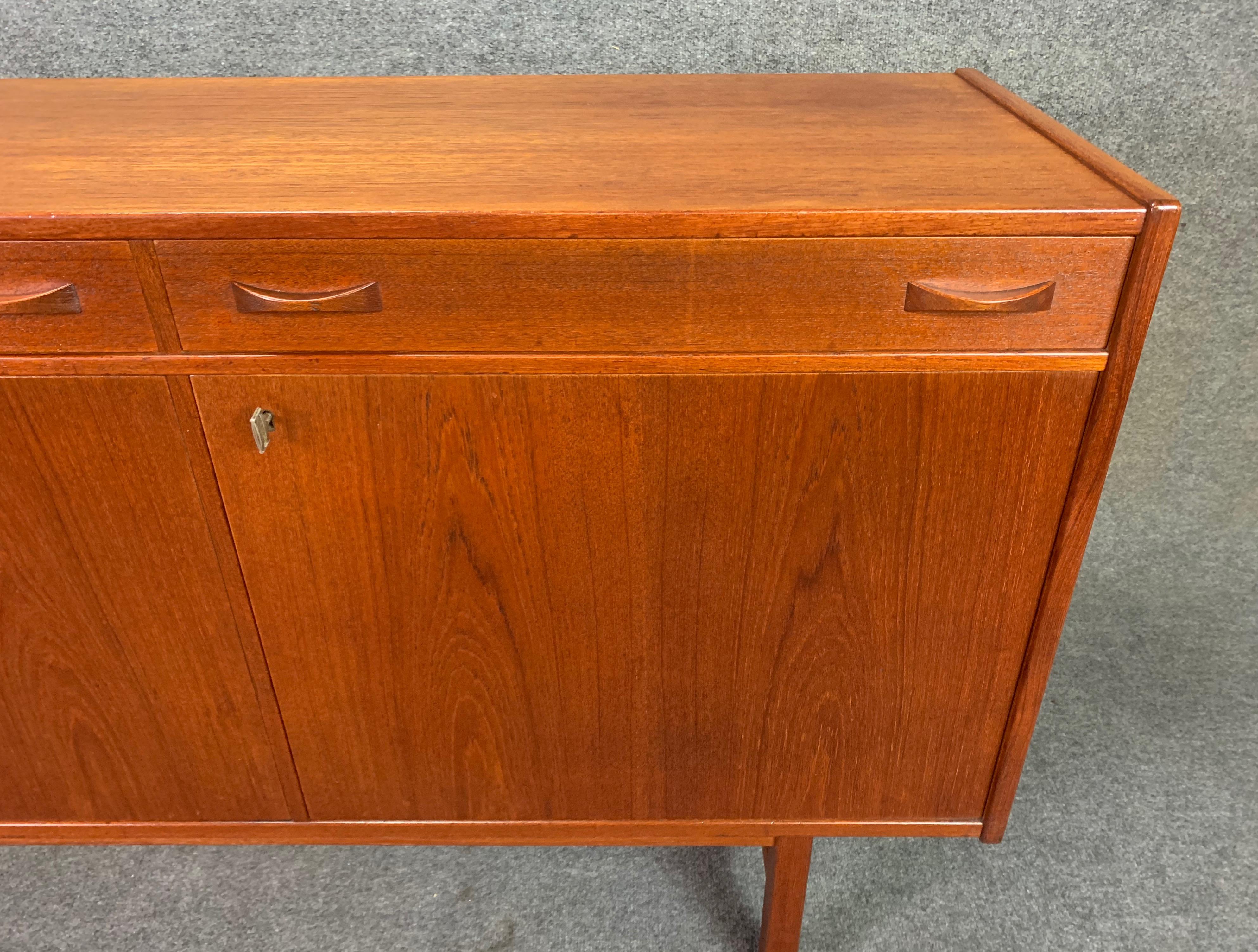 RESERVED FOR MARY JO:  Vintage Swedish Mid Century Teak Credenza for Ulferts 2