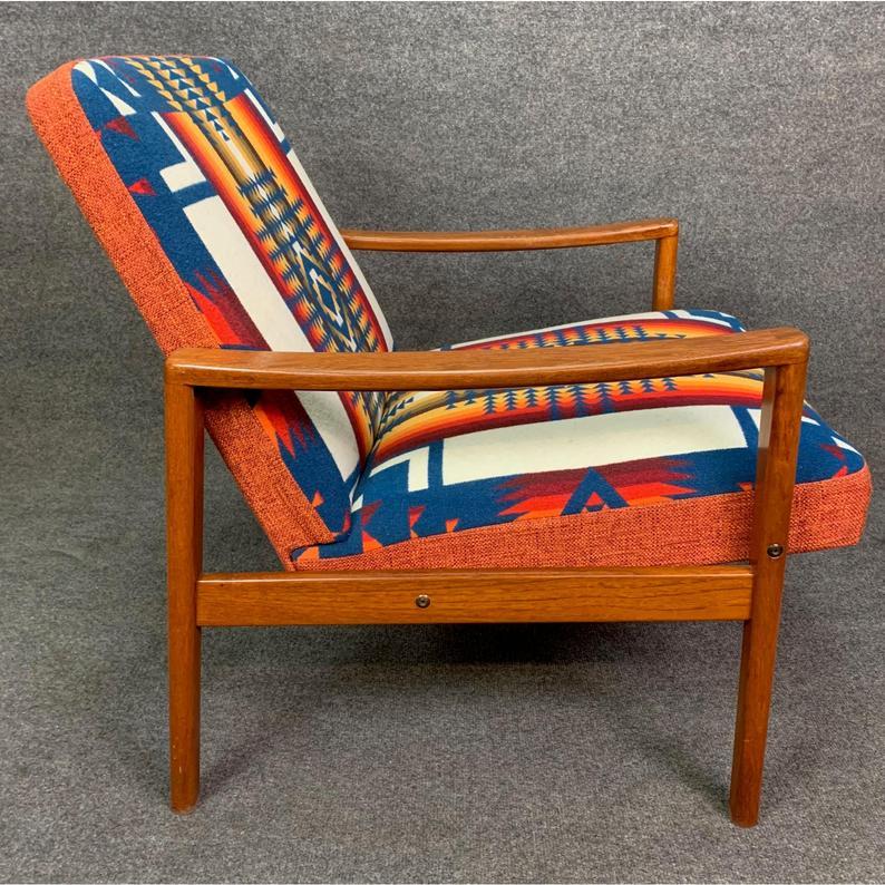 Vintage Scandinavian Midcentury Teak Lounge Chair by Ulferts with