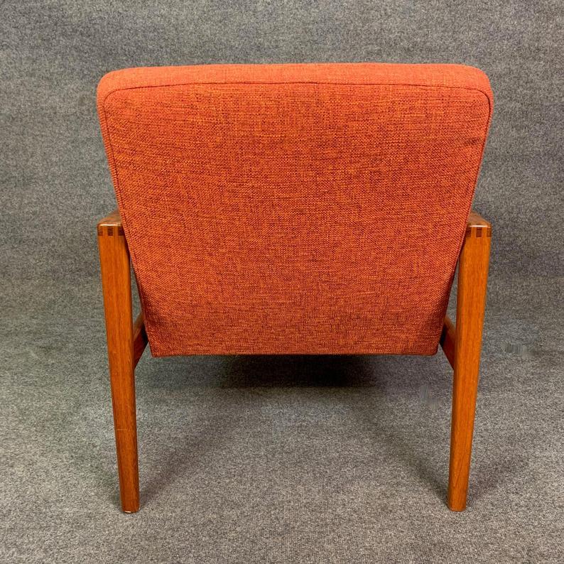 Vintage Scandinavian Midcentury Teak Lounge Chair by Ulferts with