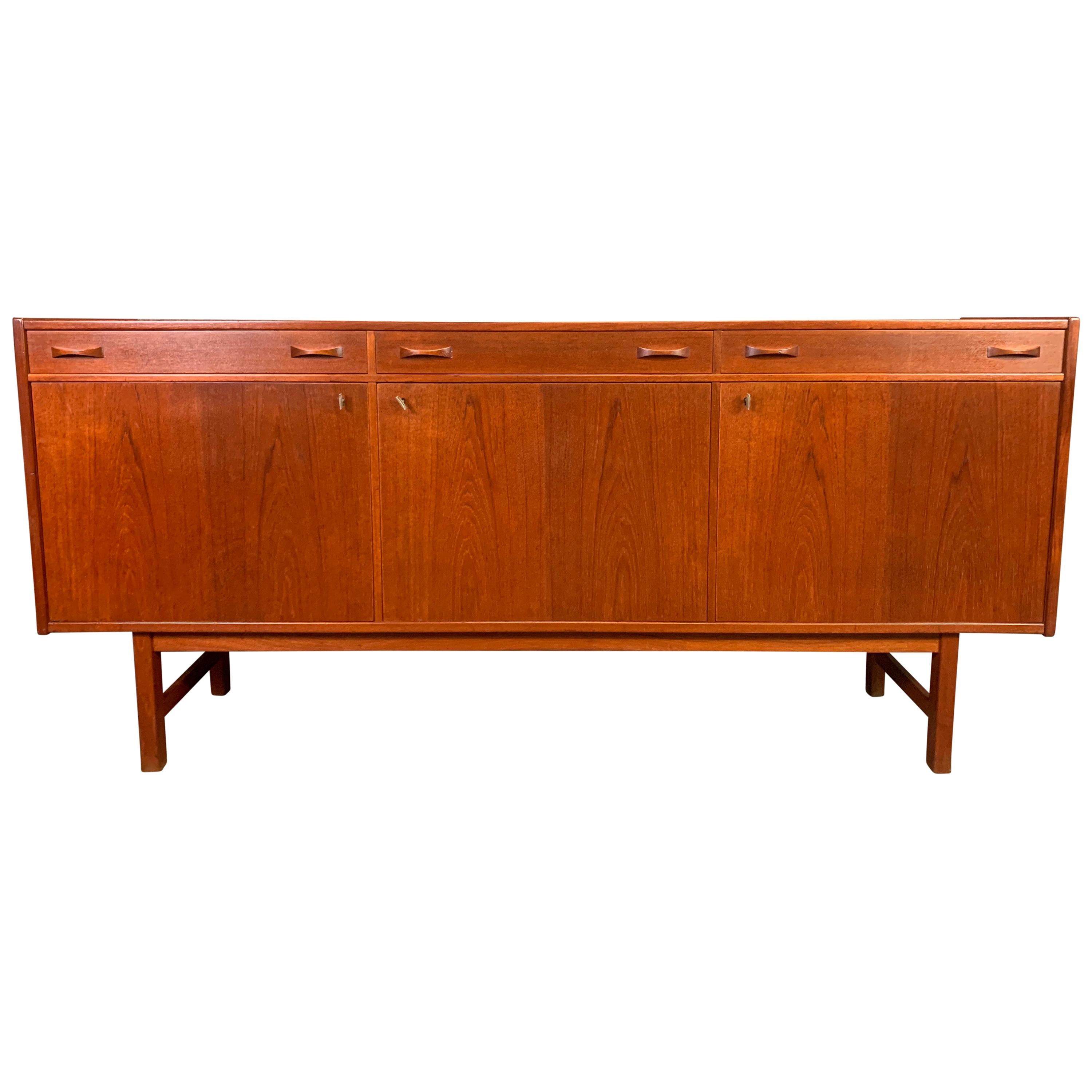 RESERVED FOR MARY JO:  Vintage Swedish Mid Century Teak Credenza for Ulferts