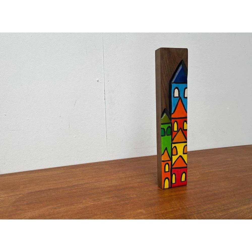 Vintage Skandinavische Minimalistische Wanddekoration, in sehr gutem Zustand. Entworfen 1970 bis 1979.

Zusätzliche Informationen:
MATERIALIEN: Holz
Farbe: Blau
Artikel Typ: Vintage, antik oder aus Vorbesitz
Abmessungen: 3,15ʺB × 1,18ʺD ×