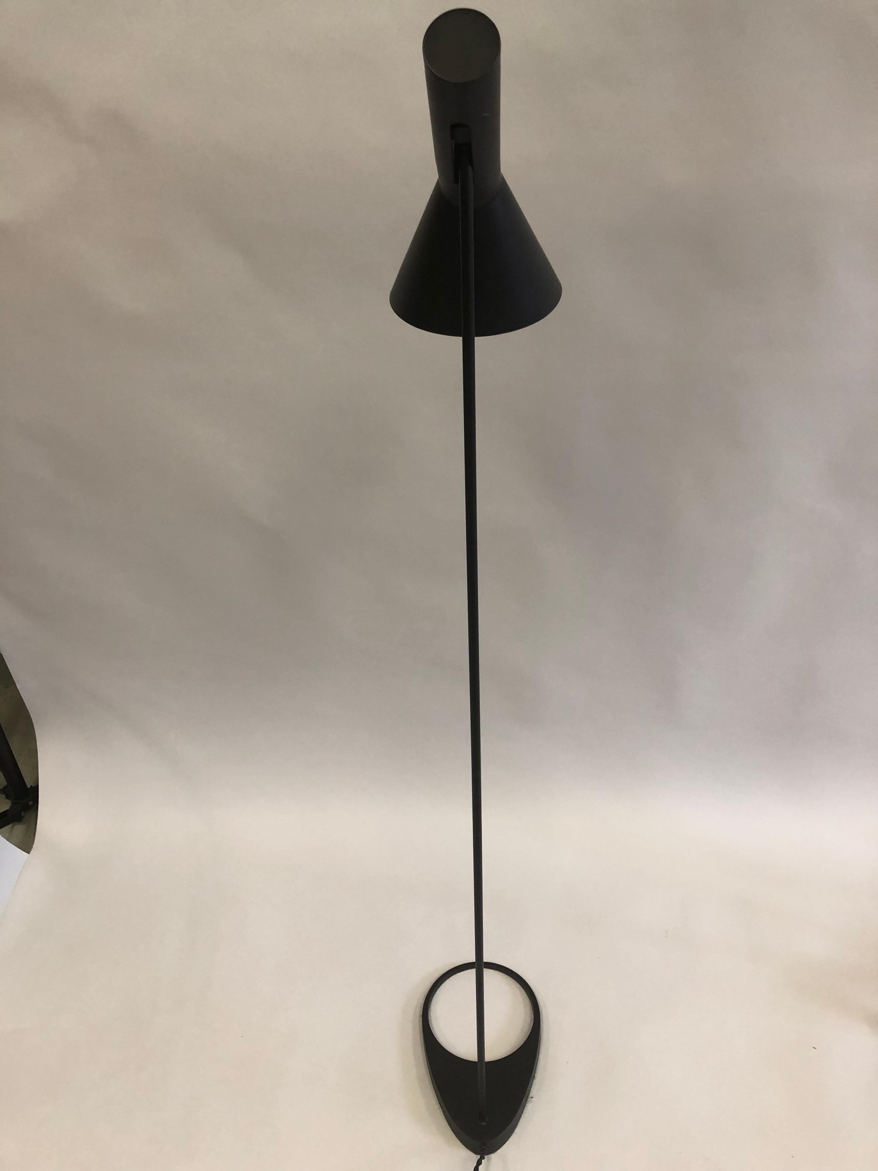 Danish Vintage Scandinavian Modern AJ Floor Lamp by Arne Jacobsen for Louis Poulsen For Sale