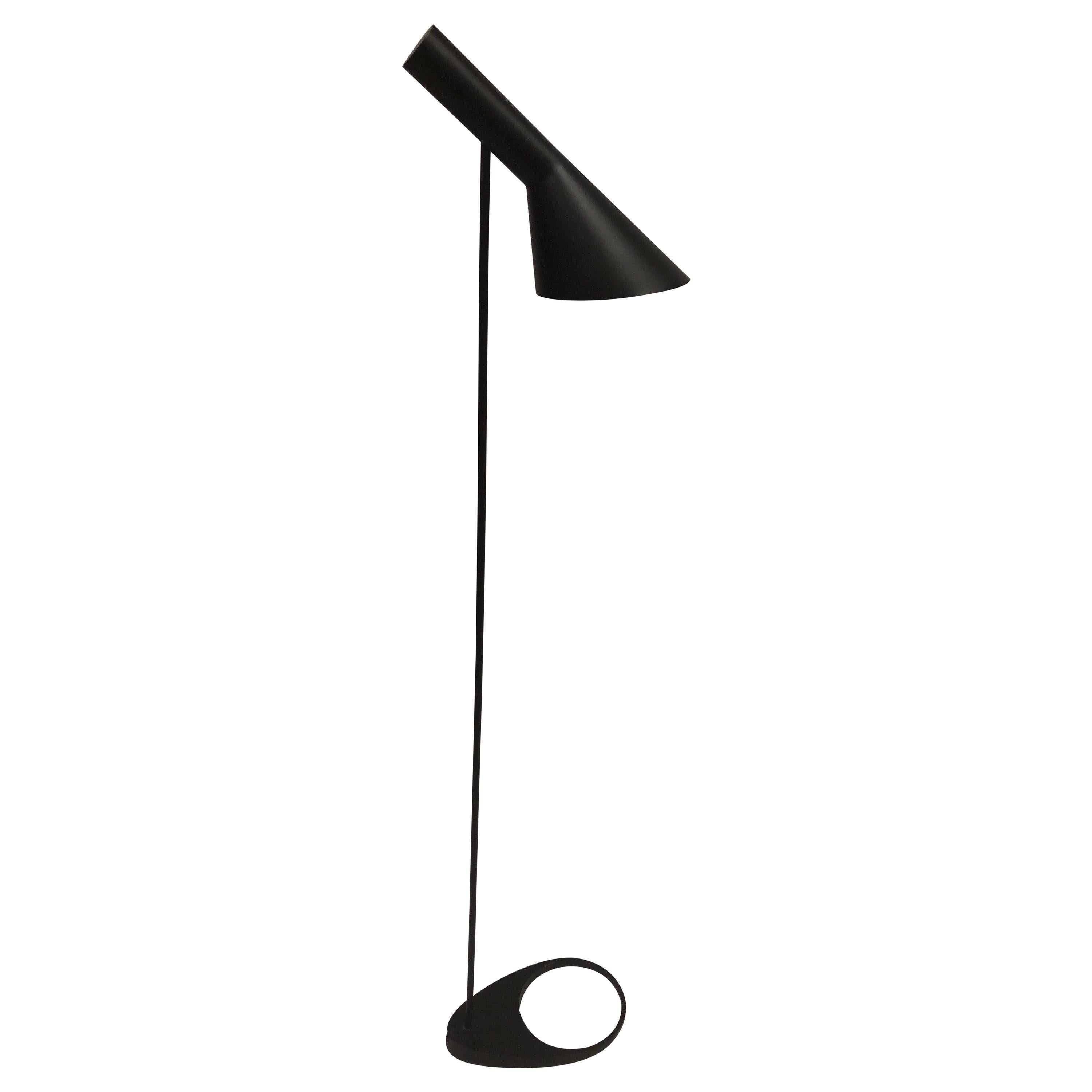 Vintage Scandinavian Modern AJ Floor Lamp by Arne Jacobsen for Louis Poulsen For Sale