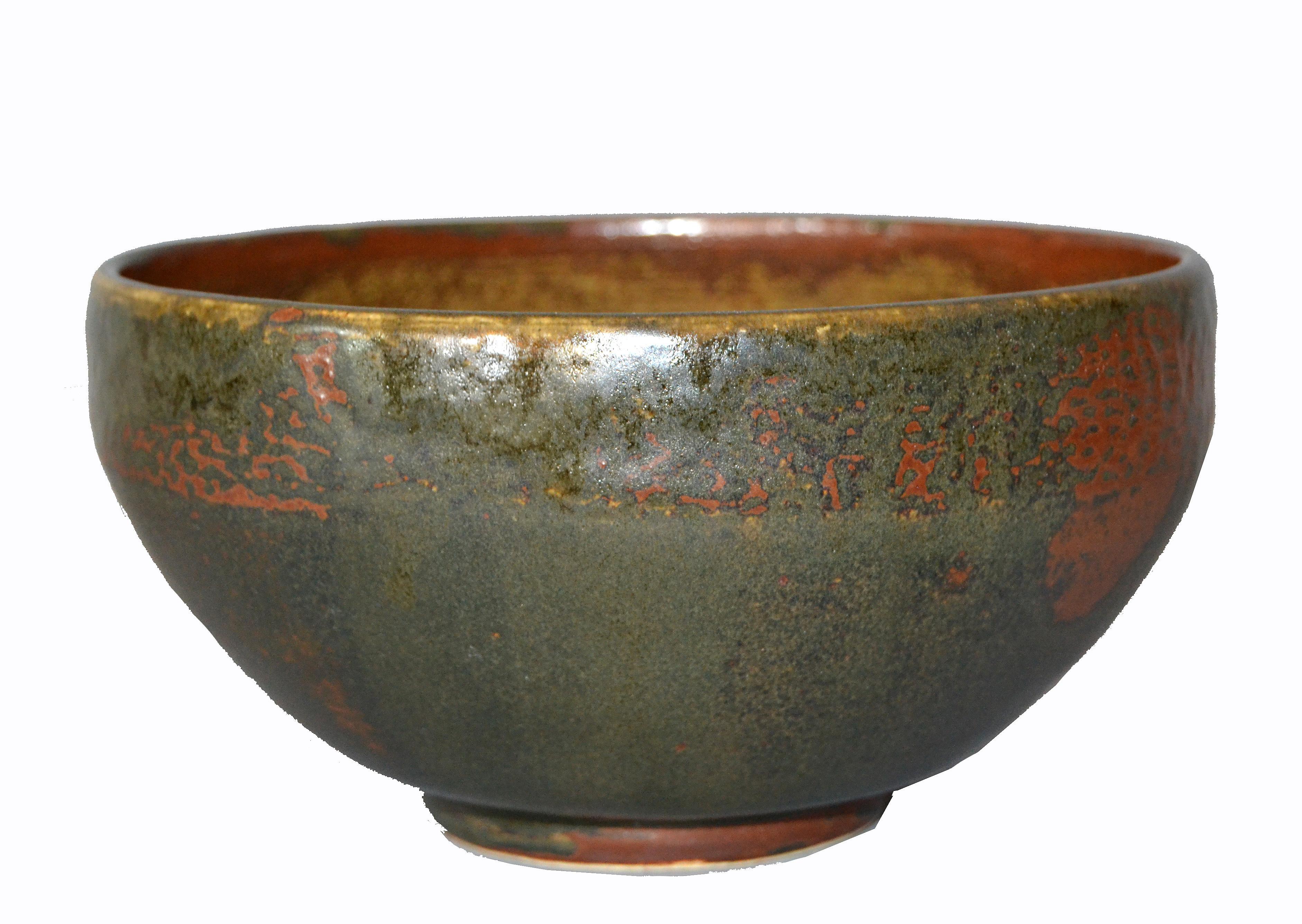 brown pottery bowls